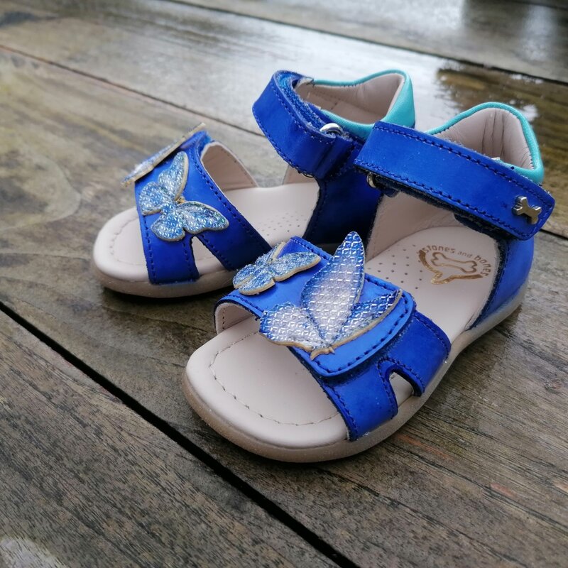 Sandaal vlinder blauw