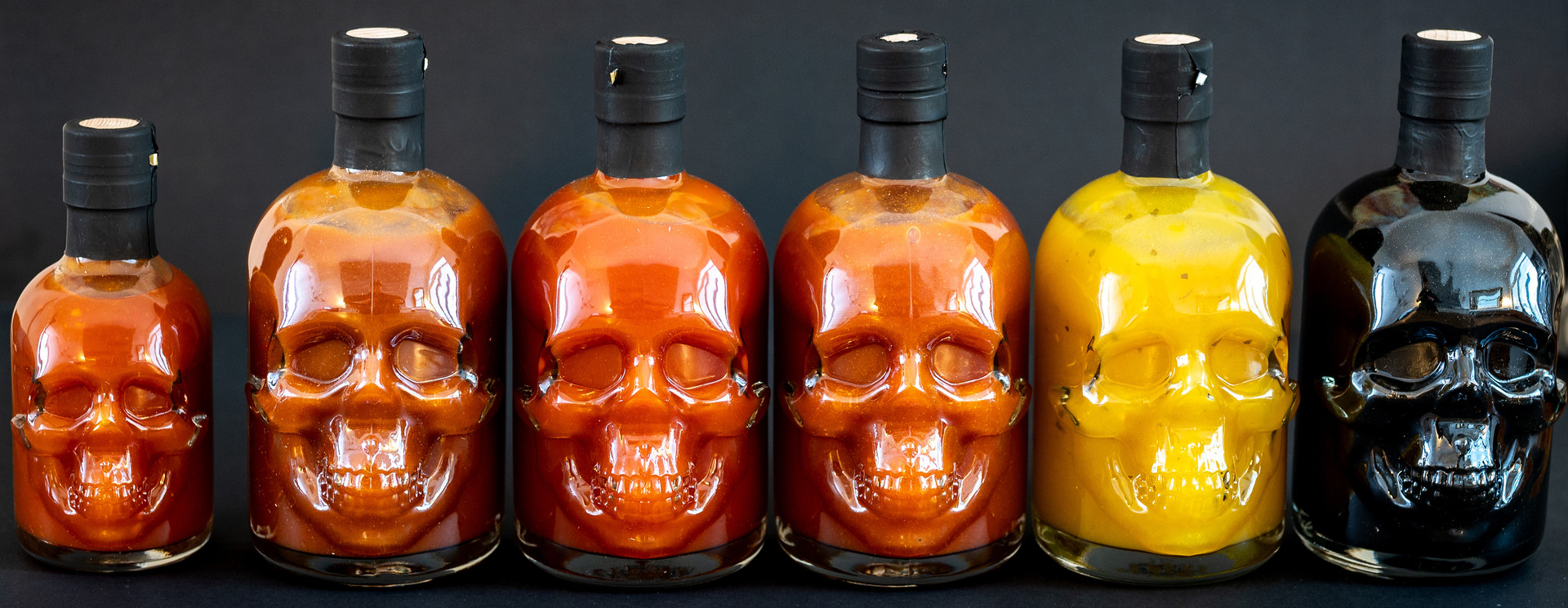 Skull Hot Sauce Collection
