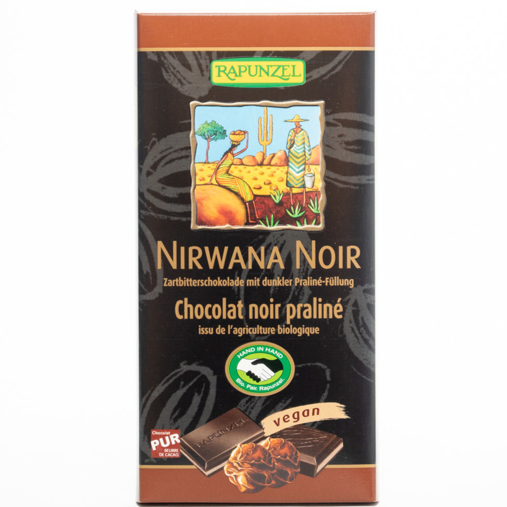 RAPUNZEL RAPUNZEL Nirwana Noir Pure Chocolade met Praline Vulling