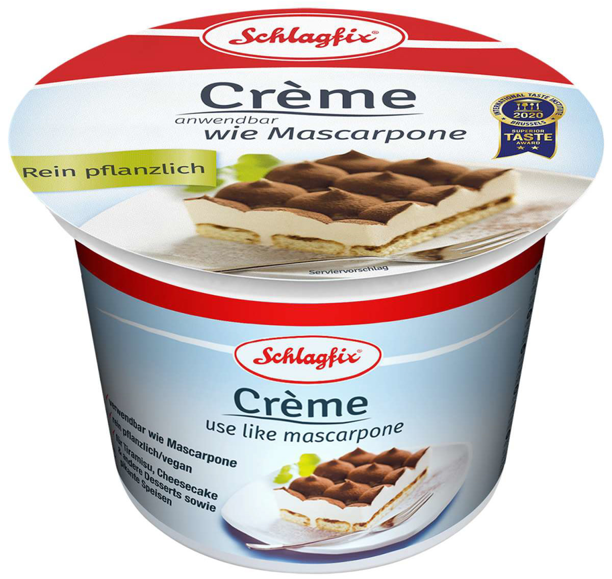 SCHLAGFIX SCHLAGFIX Vegan Mascarpone B.B.D 03.09.2024