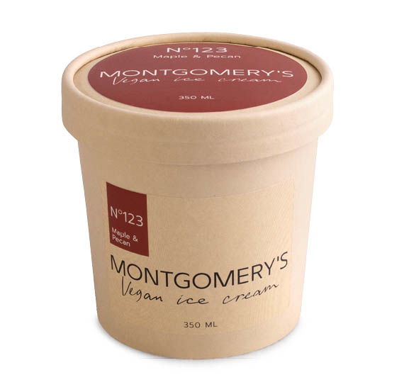 MONTGOMERY'S [V] Ice Cream No 123 | Maple & Pecan (350 ml)