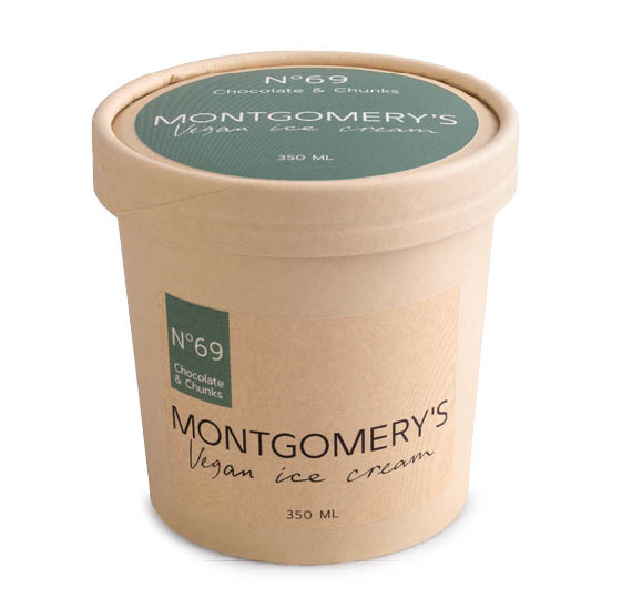 MONTGOMERY'S [V] Ice Cream No 69 | Chocolate & Chunks (350 ml)