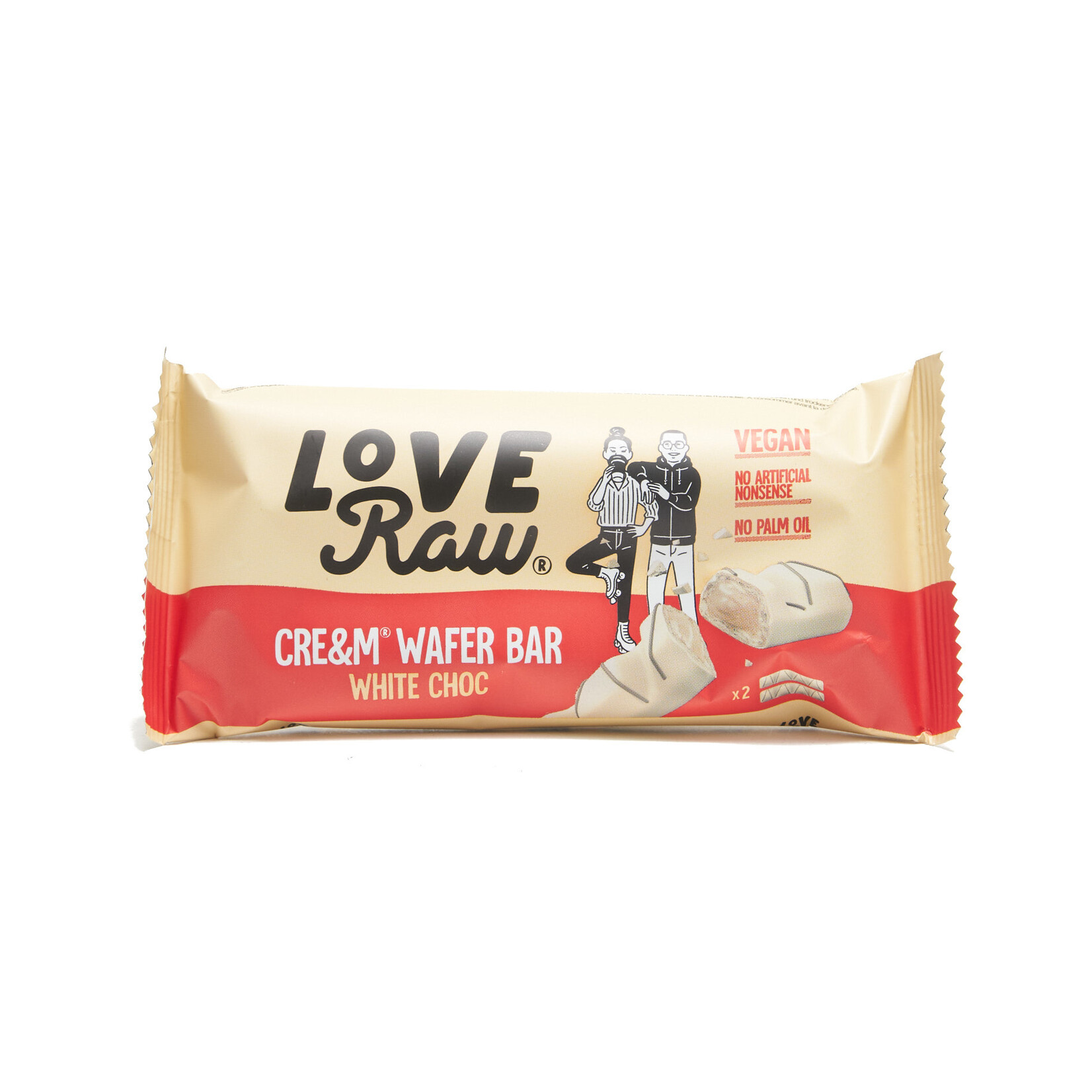 LOVE RAW LOVE RAW White Choc Cre&m Wafer Bar