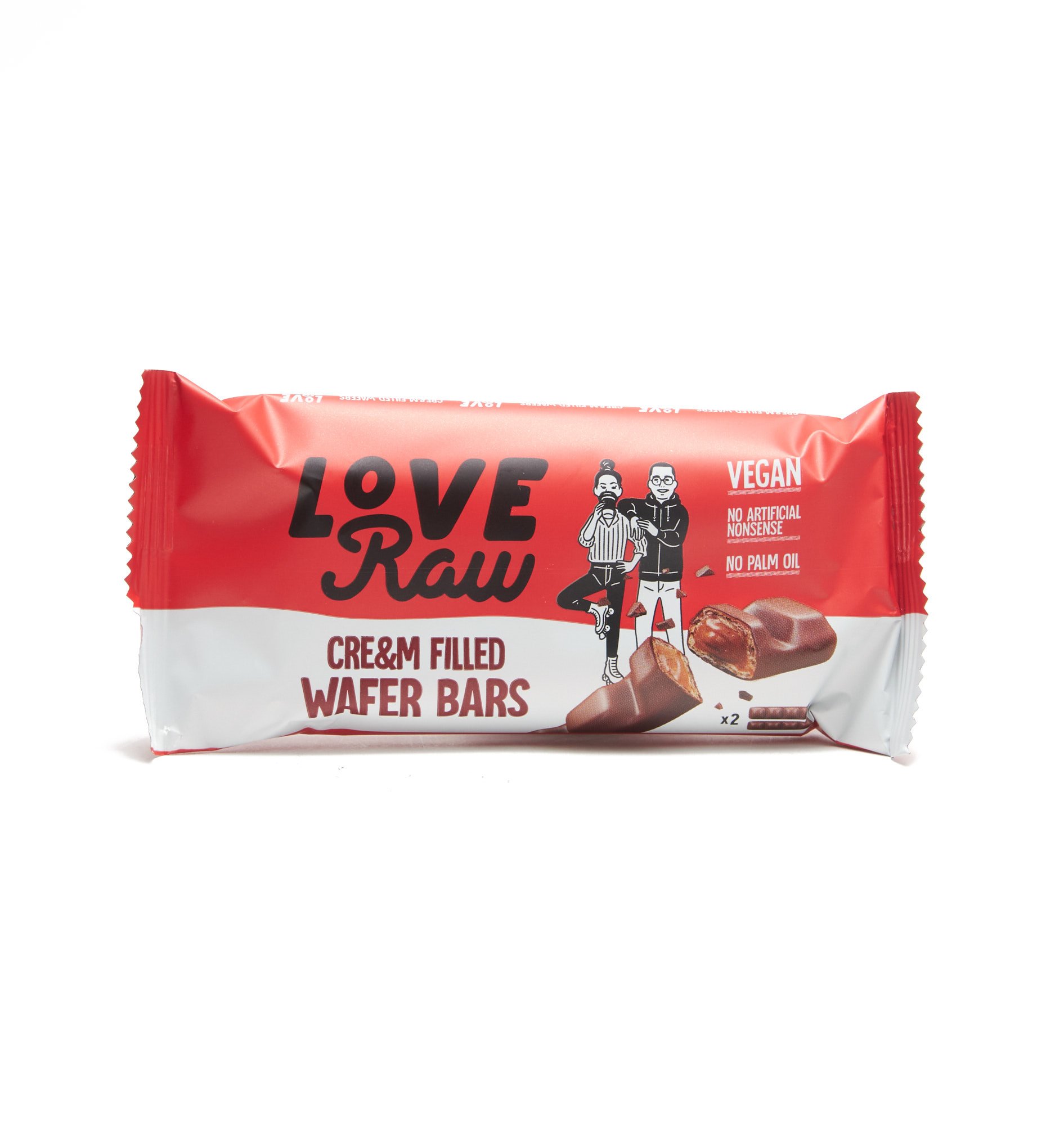 LOVE RAW LOVE RAW M:lk Choc Cre&m Wafer Bar