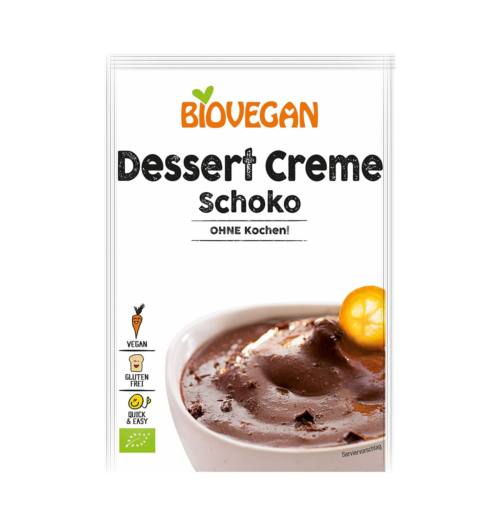 BIOVEGAN BIOVEGAN Dessertcrème Chocolade zonder koken