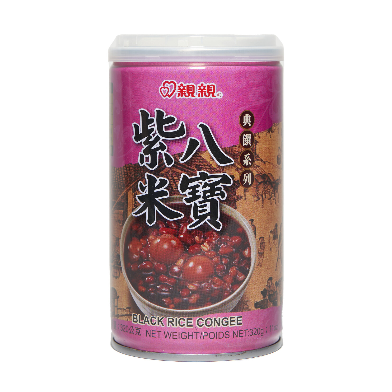 QQ Canned Black Rice Congee