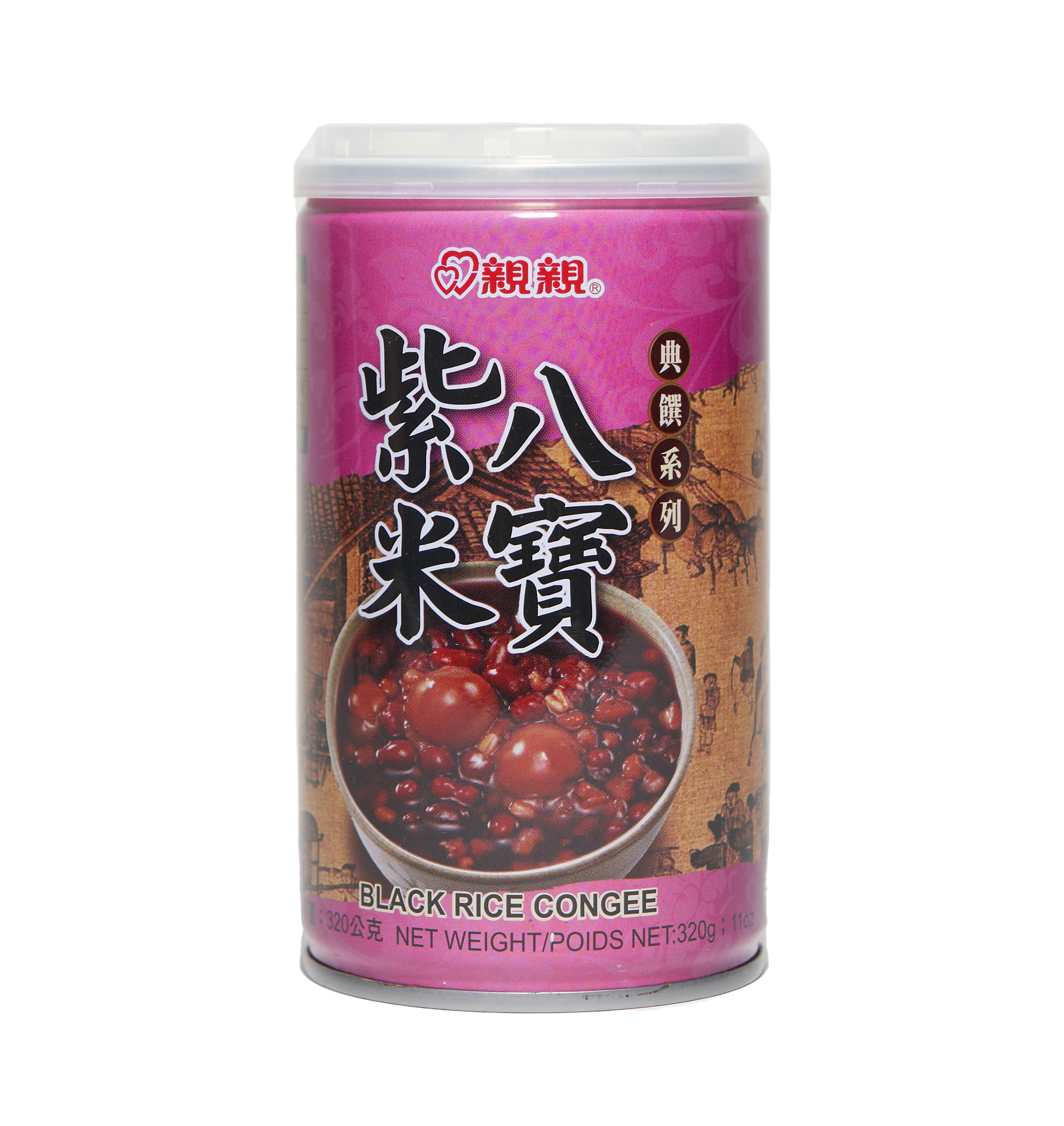 QQ Canned Black Rice Congee