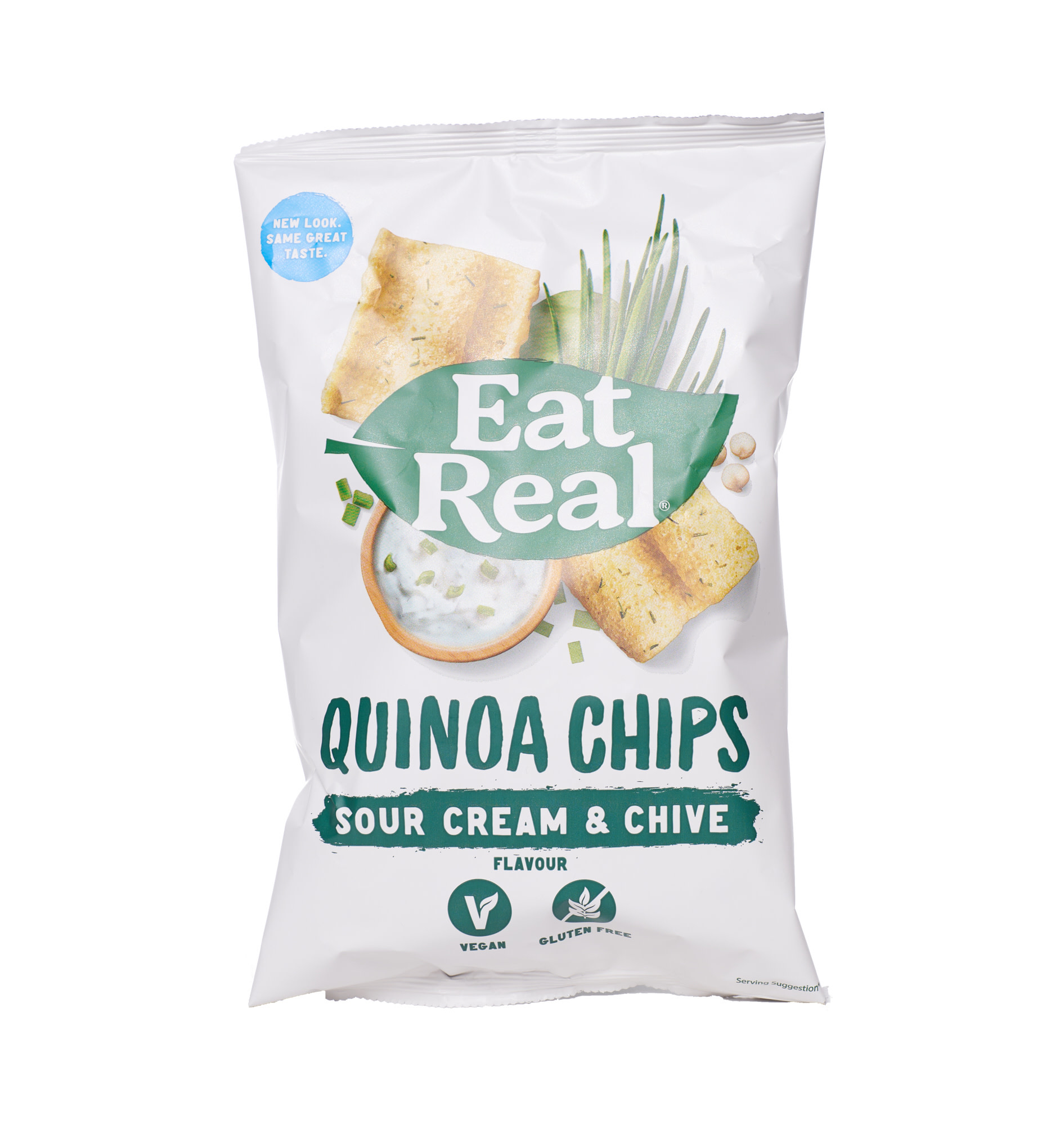 EAT REAL [V] Crisps Quinoa Sour Cream  & Chives
