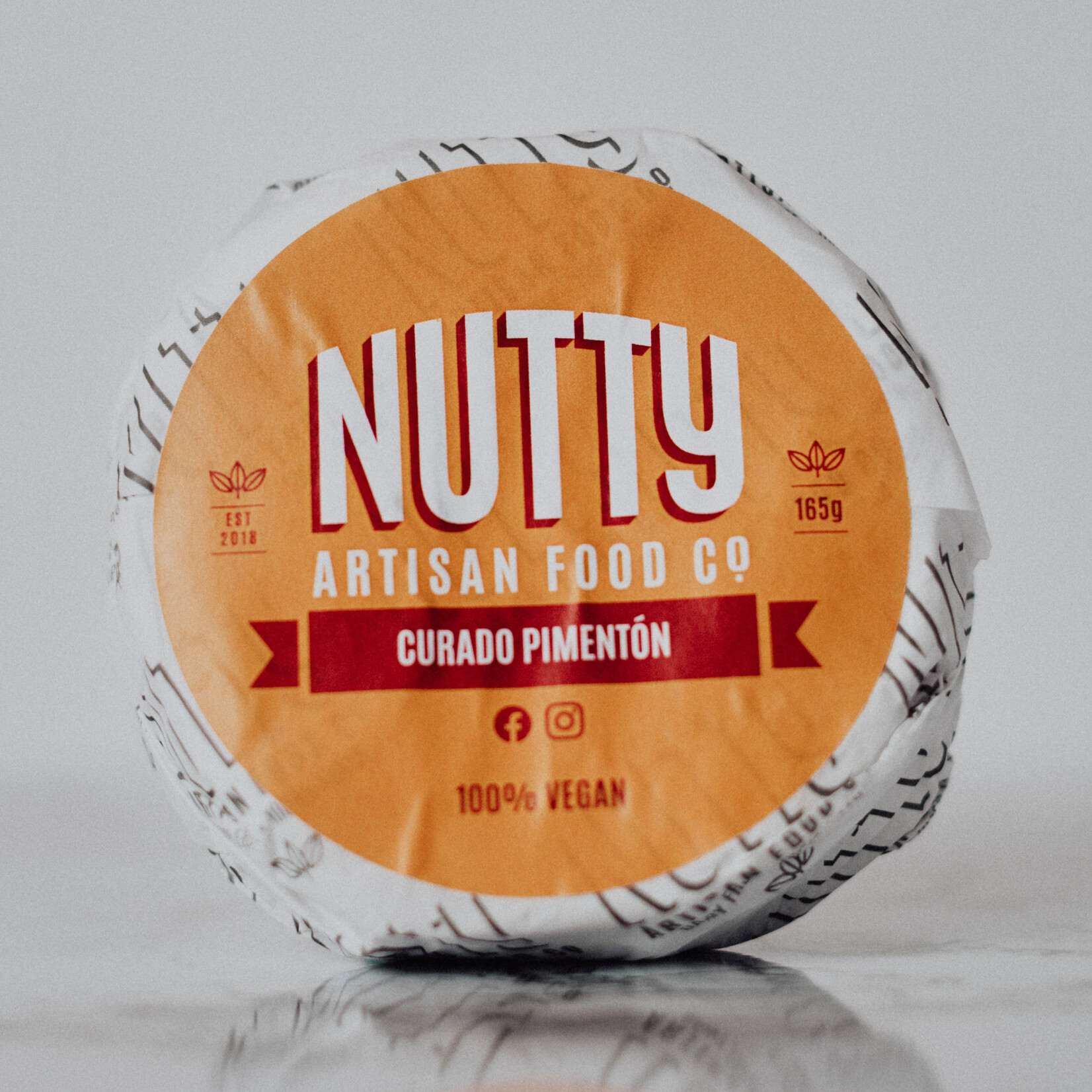 NUTTY Nutty Vegan Semi-Cured Cheese with Pimenton