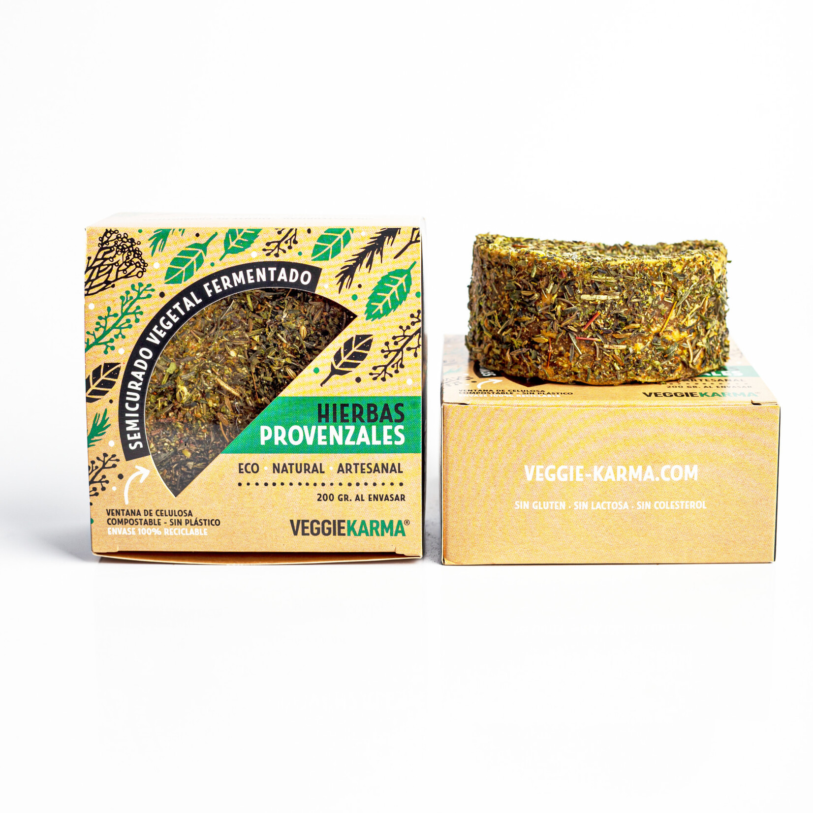 VEGGIE KARMA Veggie Karma Bio Vegan Kaas met Kruiden van Provence