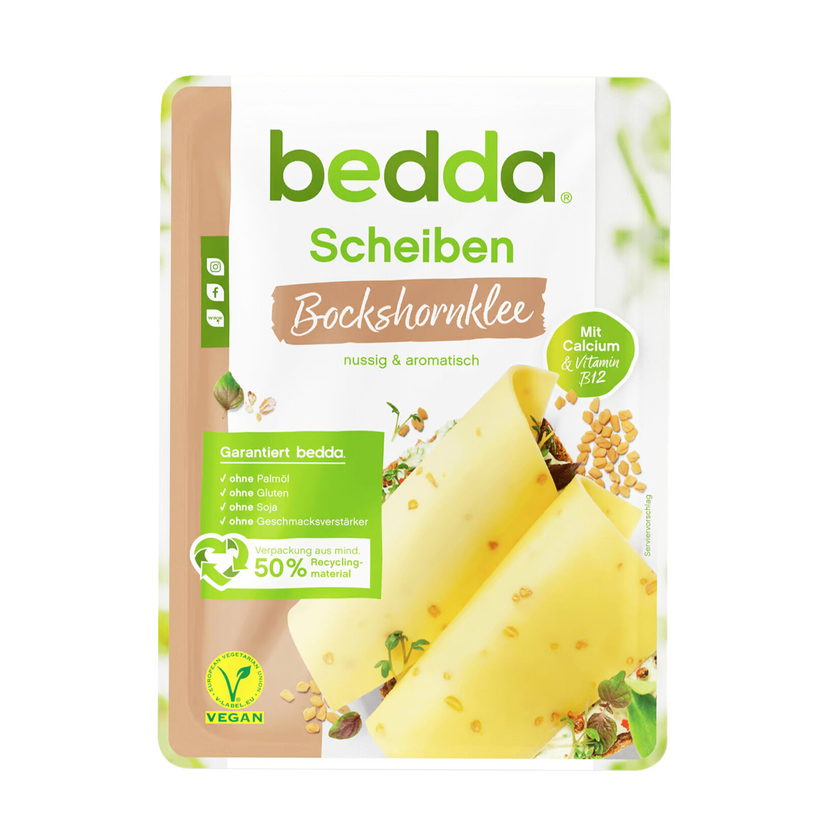 Bedda [V] Vegan Cheese -  Fenugreek Slices