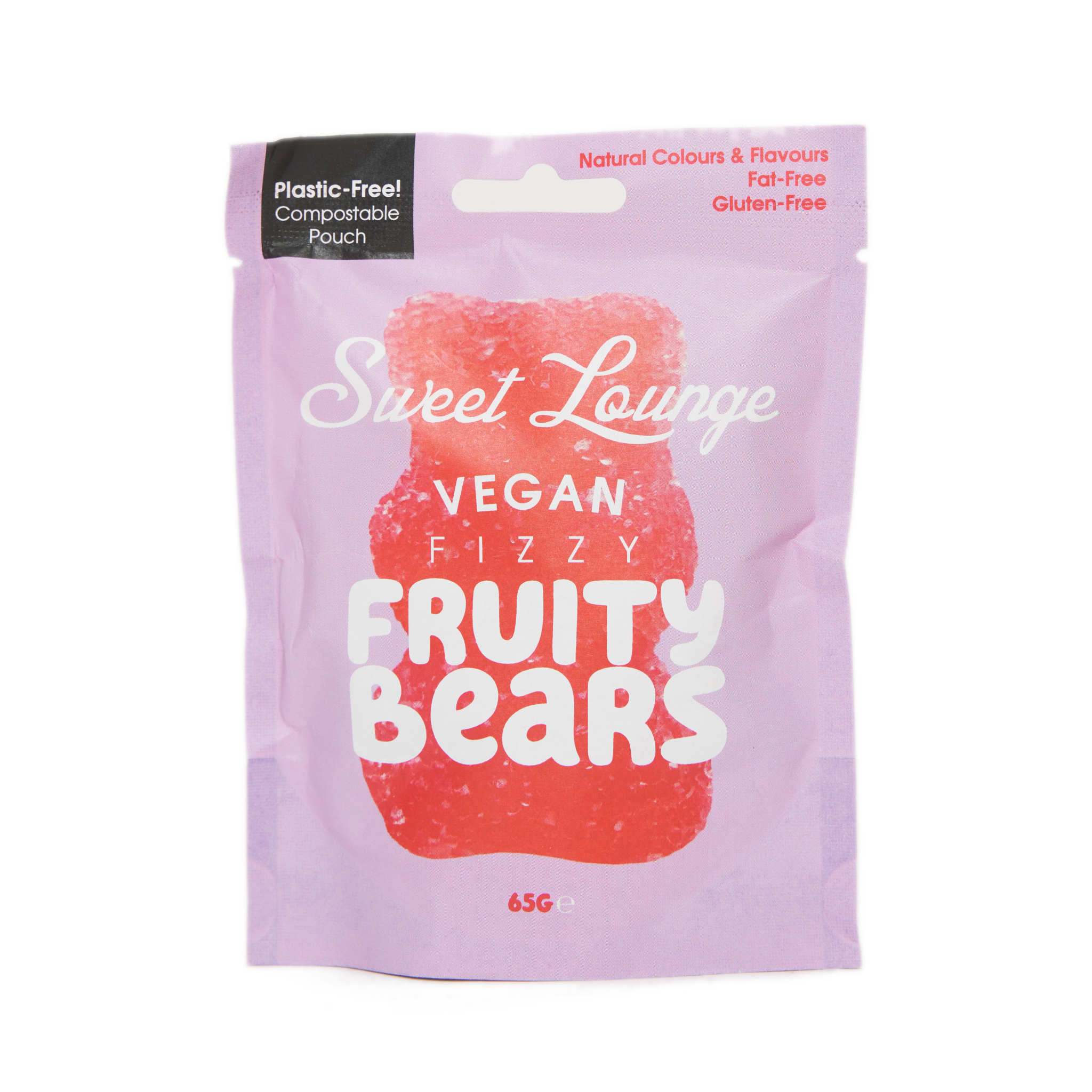 SWEET LOUNGE Vegan Fizzy Fruity Bears Gummies