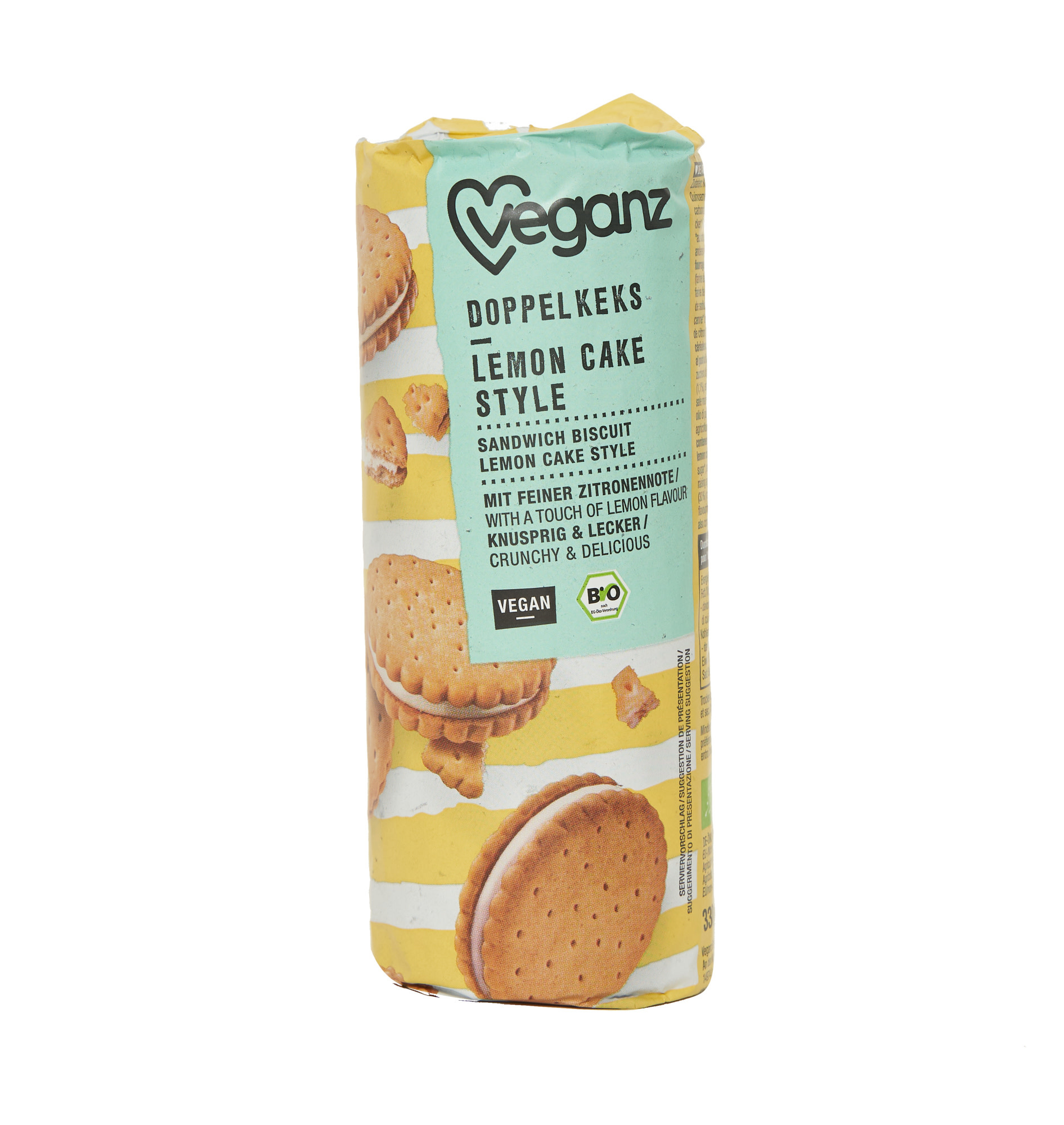 VEGANZ Veganz Sandwich Biscuit Lemon Cake Style