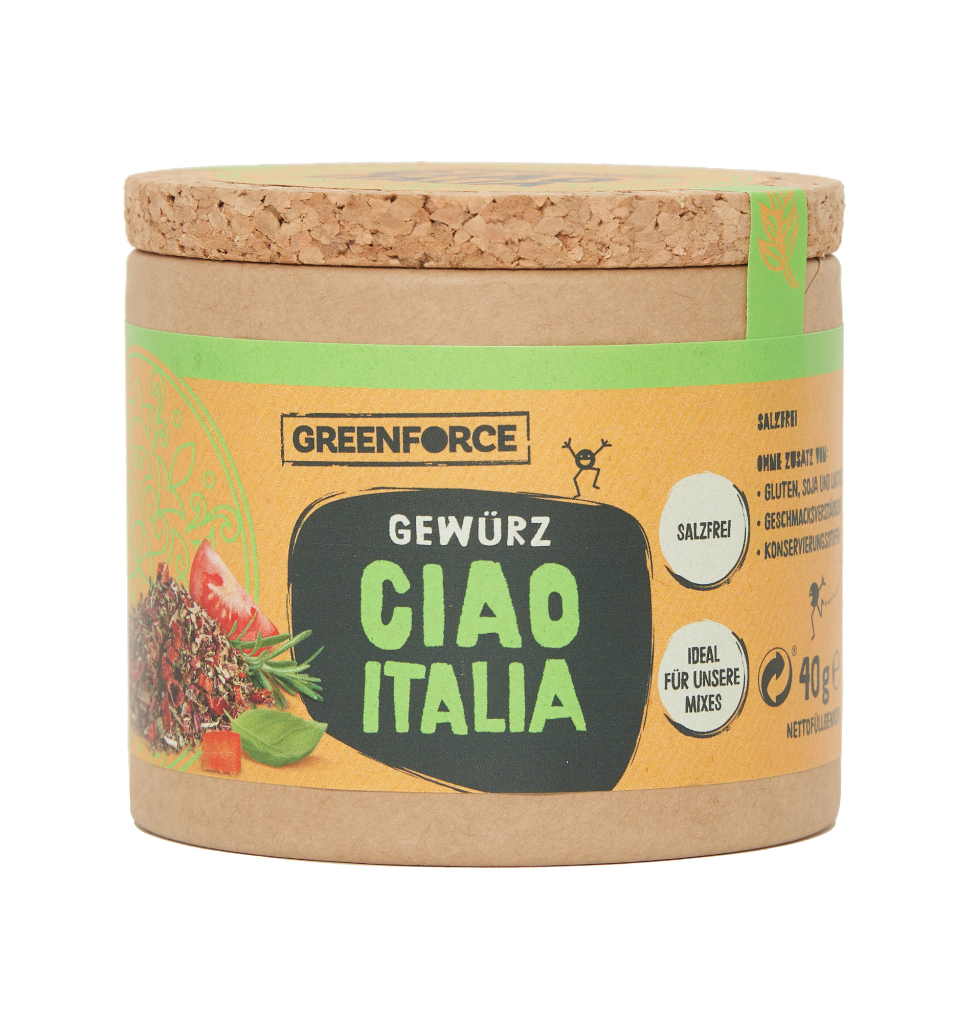 GREENFORCE Vegan Italian Seasoning - Basil & Thyme