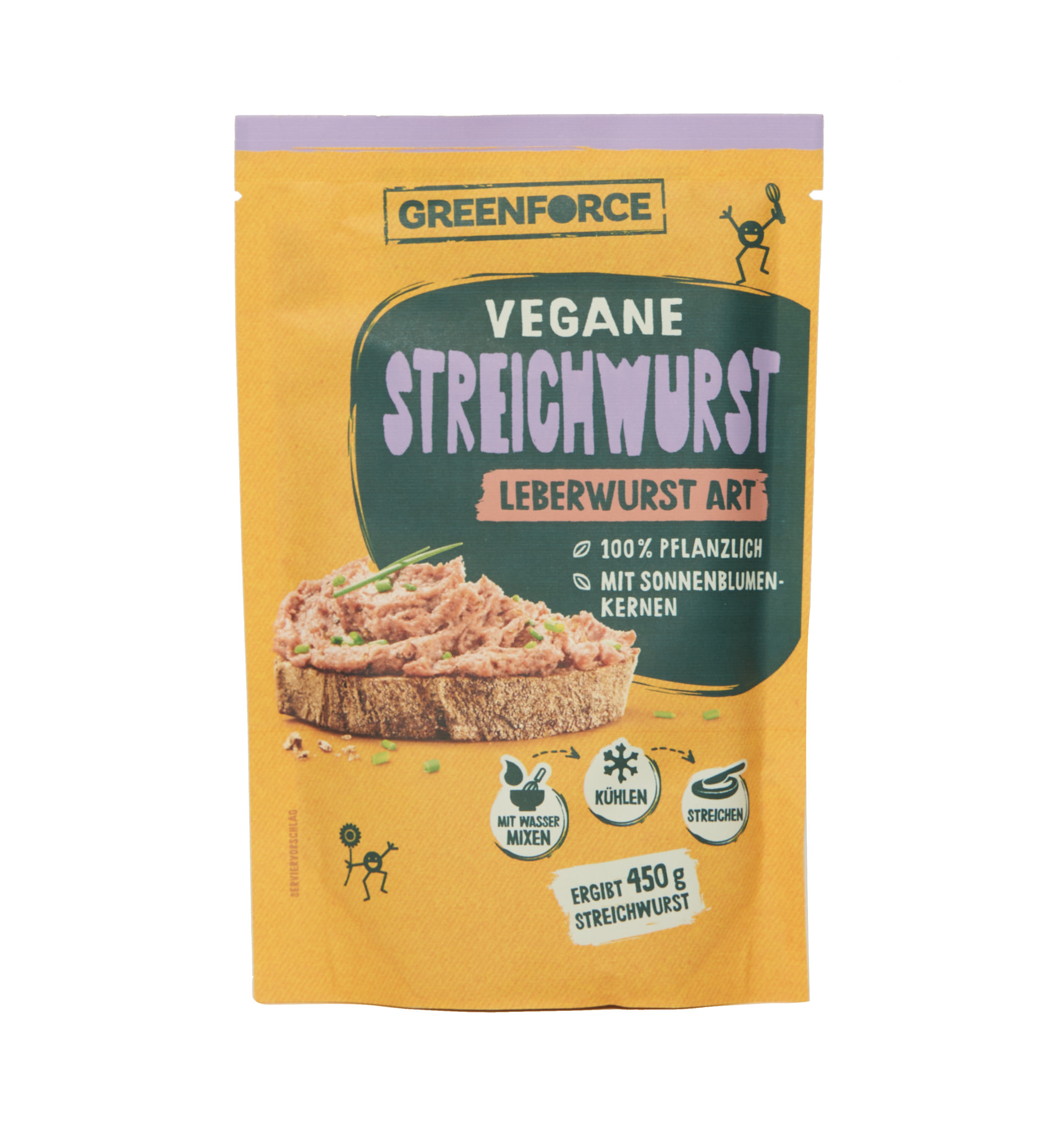 GREENFORCE Vegan Spreadable Sausage Liverwurst Style