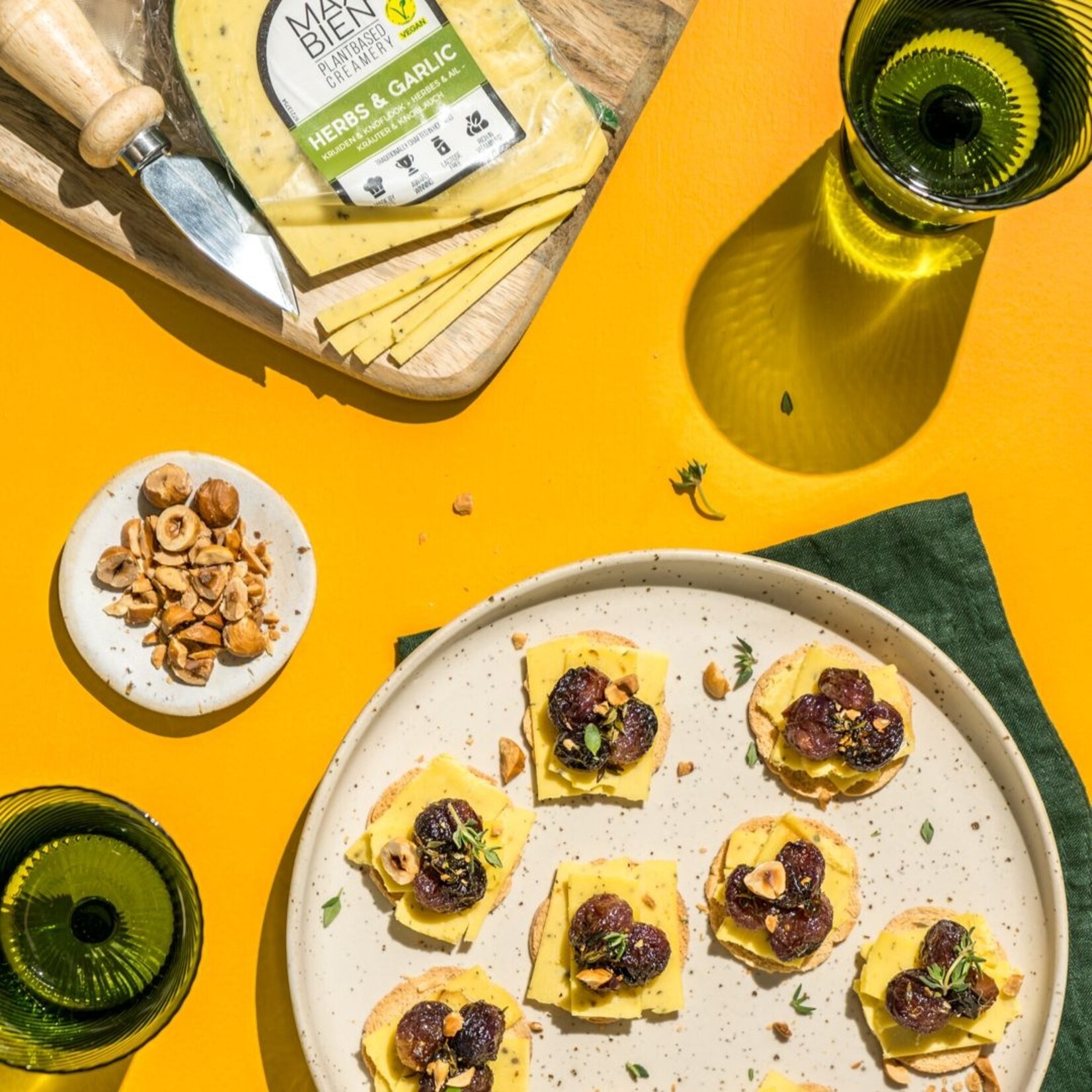 MAX&BIEN MAX&BIEN Kruiden & Knoflook Vegan Kaas