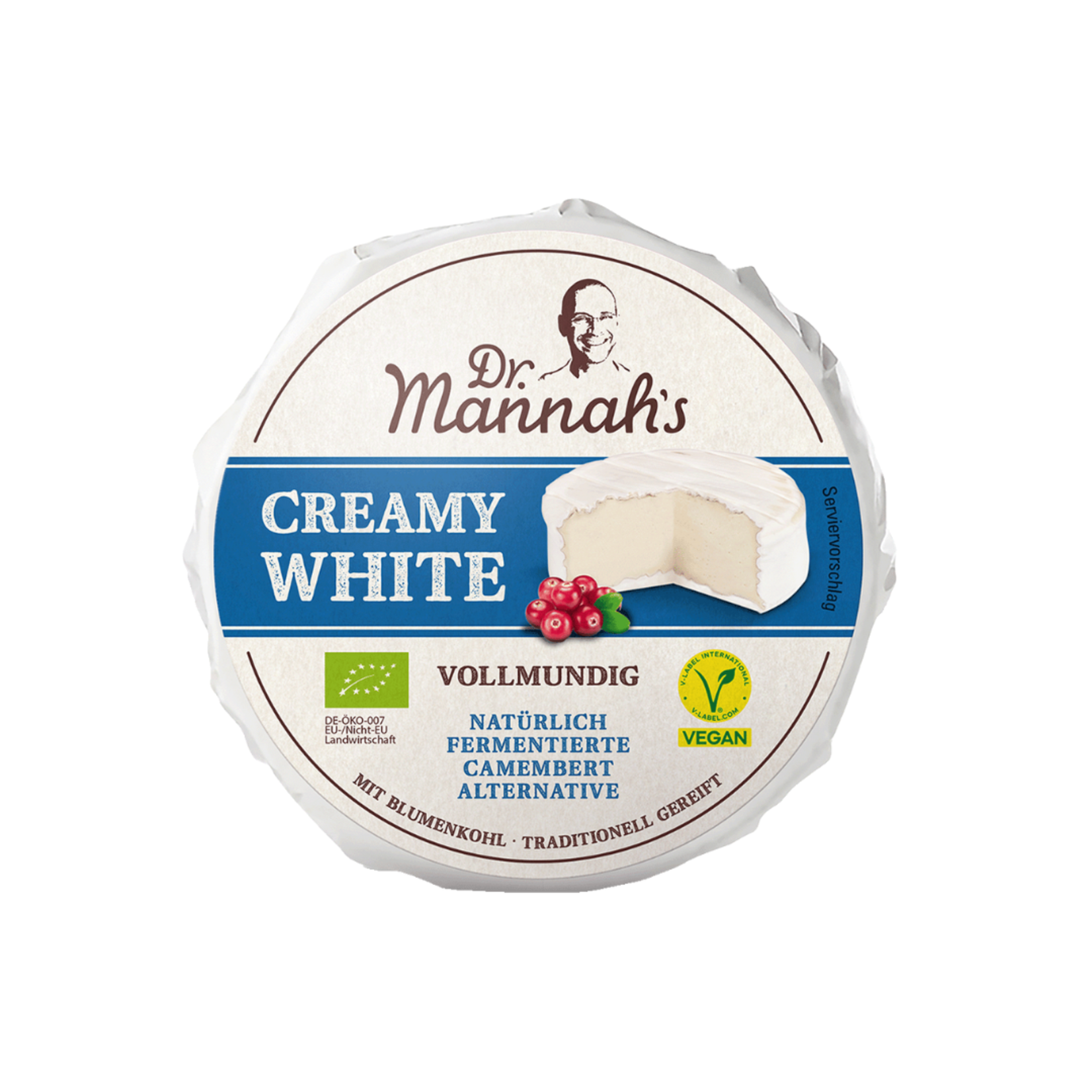 DR. Mannah's DR. Mannah's Bio Vegan Camembert Creamy White