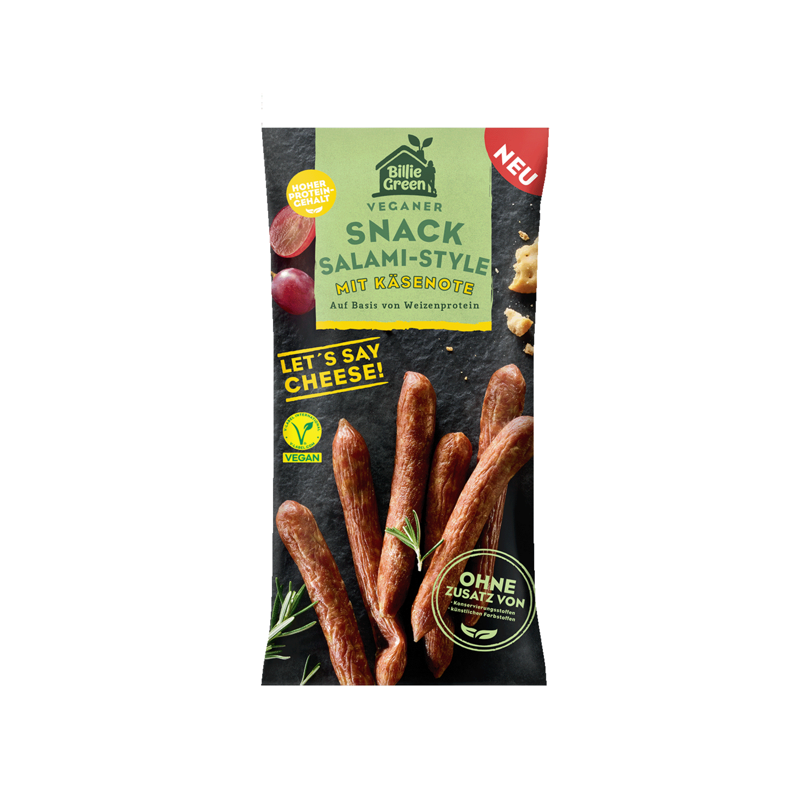 Billie Green Billie Green Vegan Snack Salami Style - Kaas