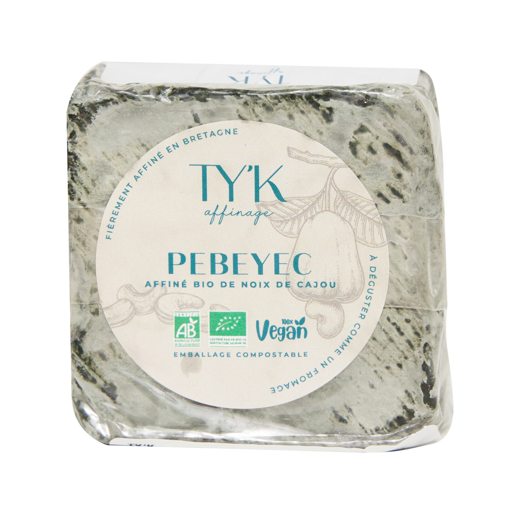 TY'K TY'K (Bio) Vegan Pebeyec Milde blauwe/geitenkaas (180g)