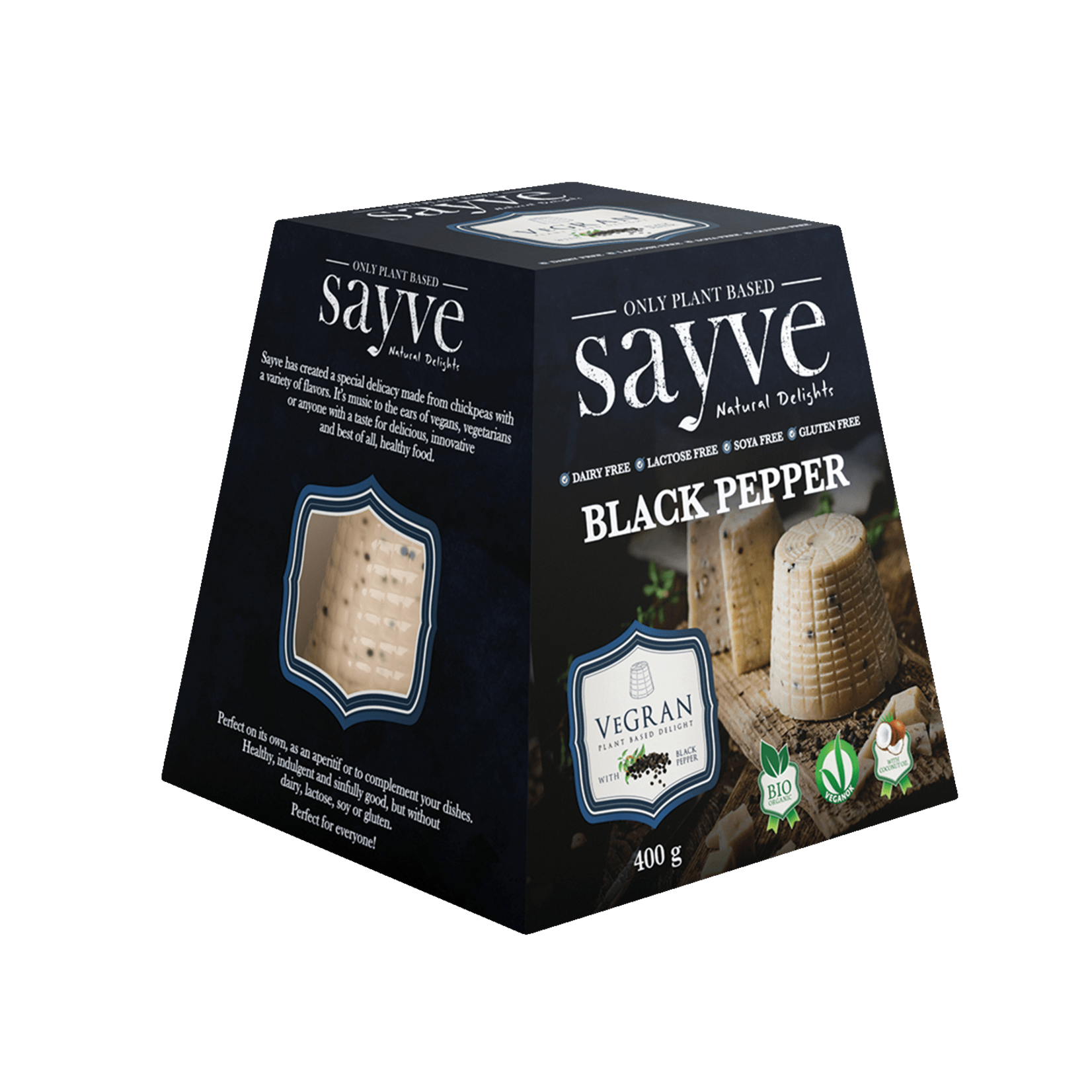 SAYVE Sayve BIO Vegan VEGRAN met Zwarte Peper