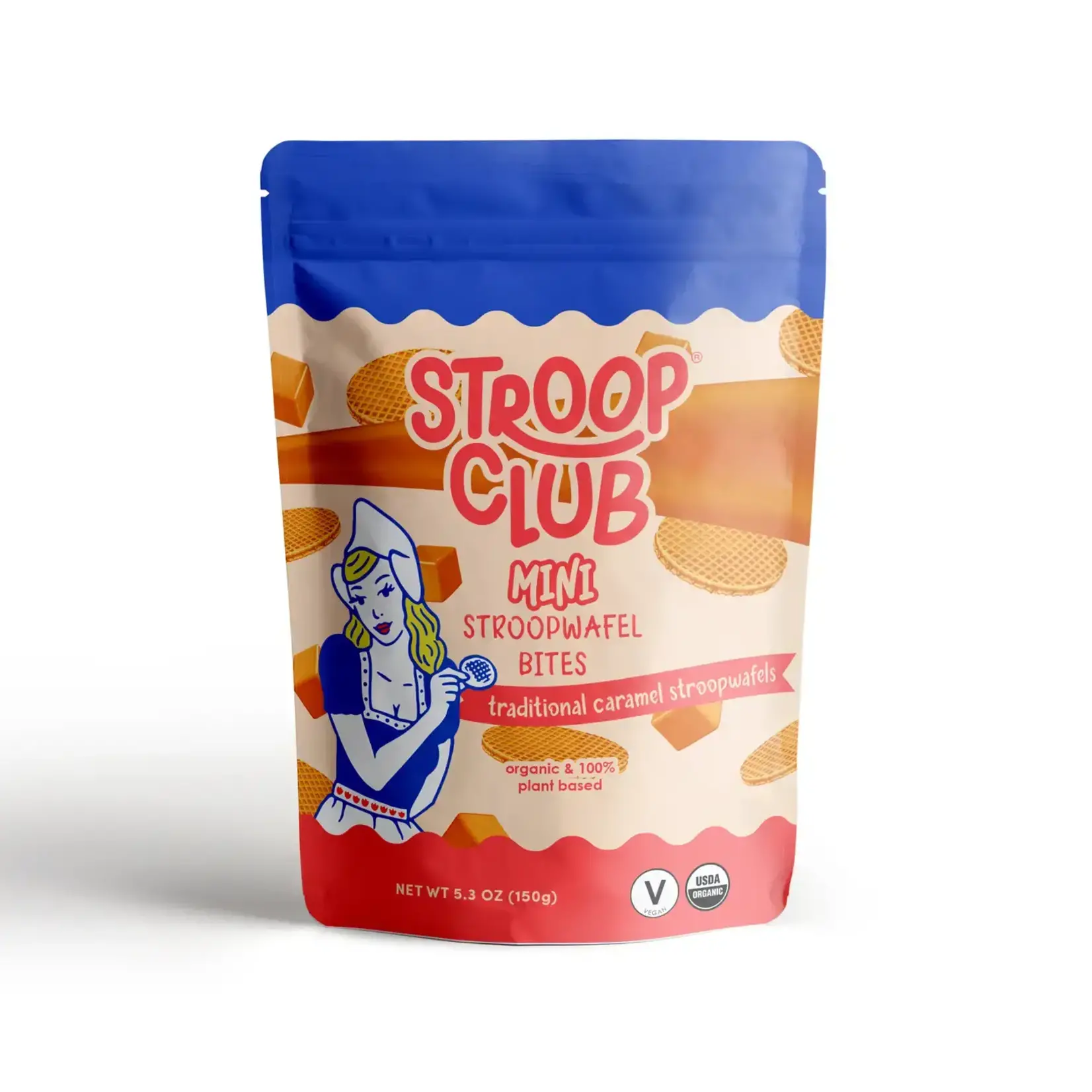 STROOP CLUB BIO Traditional Caramel Stroopwafel | MINI Bites |