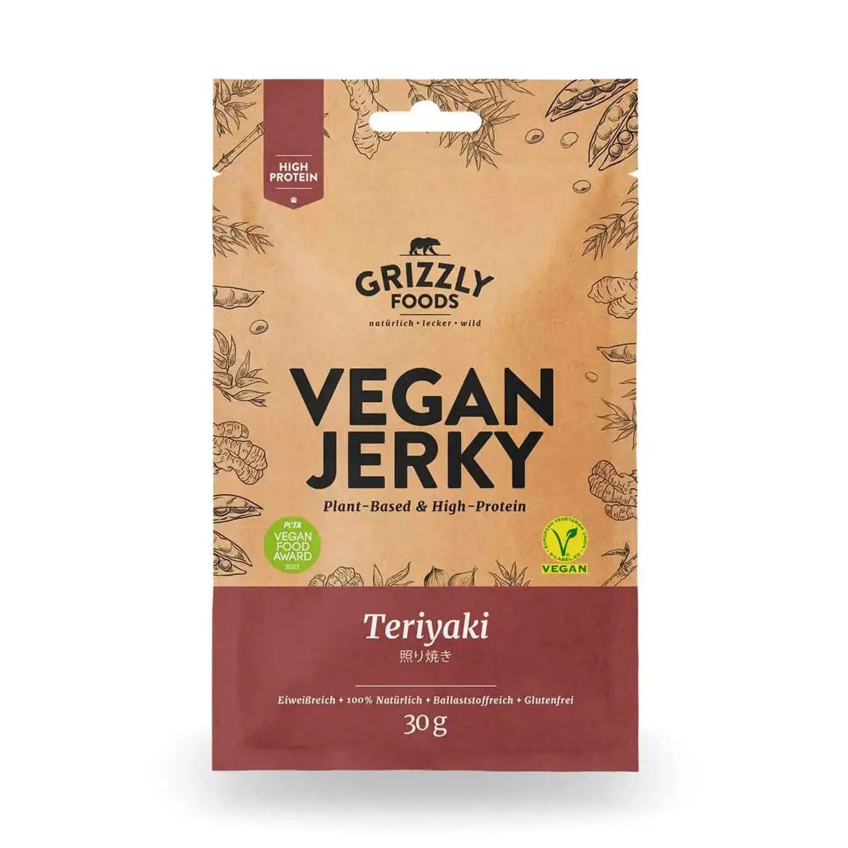 Grizzly Foods Grizzly Foods Vegan Jerky Teriyaki
