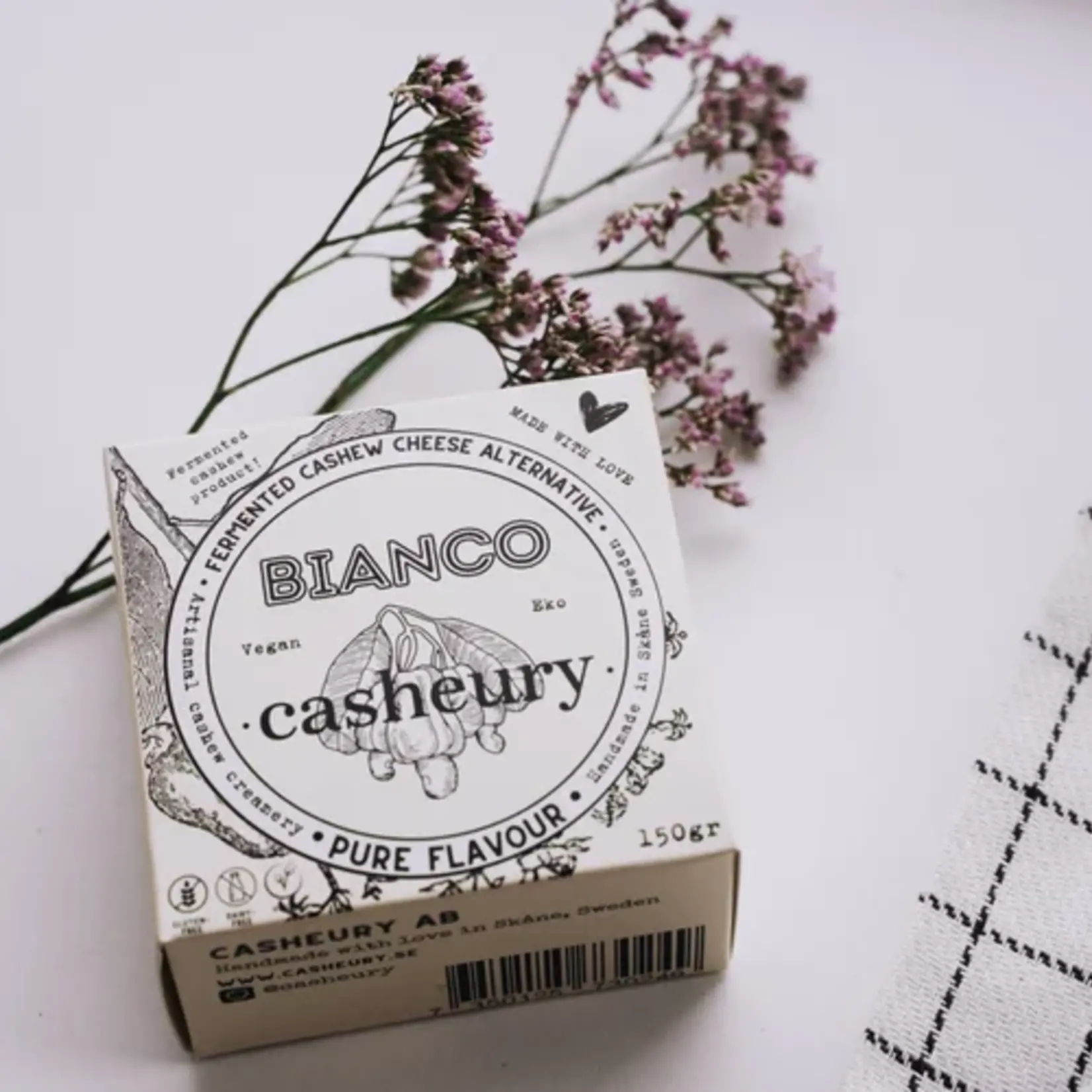Casheury Casheury Bio Vegan Pure Flavour Aged Cheese ‘BIANCO’
