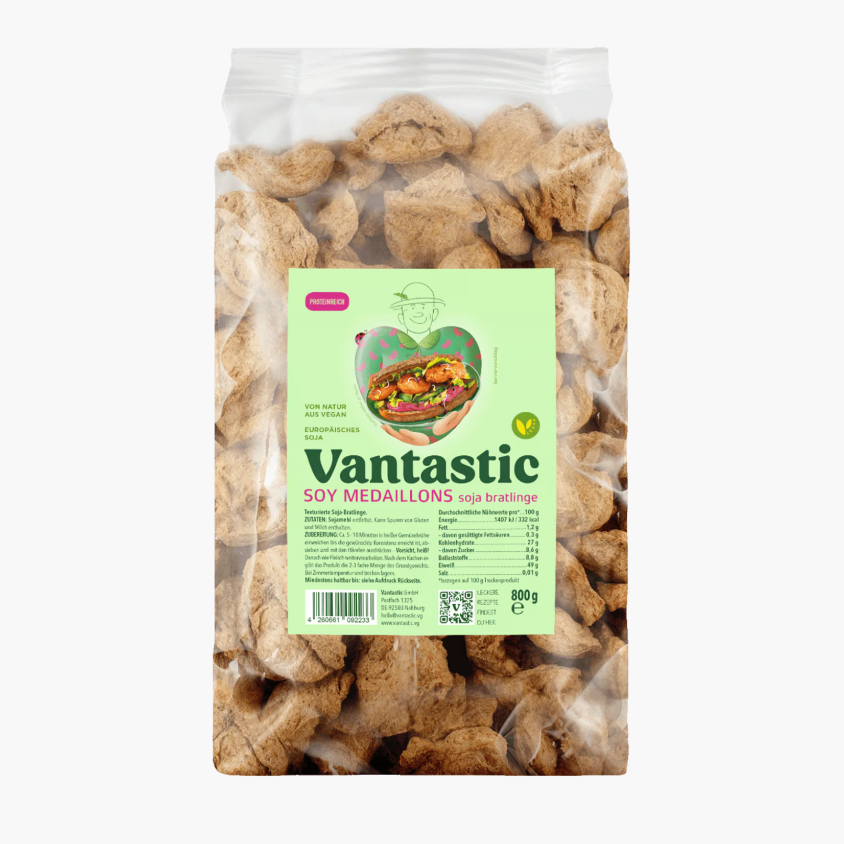 VANTASTIC FOODS [V] SOYA MEDAILLONS (800G)