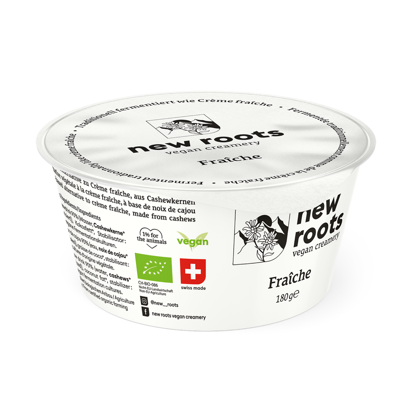 NEW ROOTS NEW ROOTS Bio Vegan Creamery Fraîche