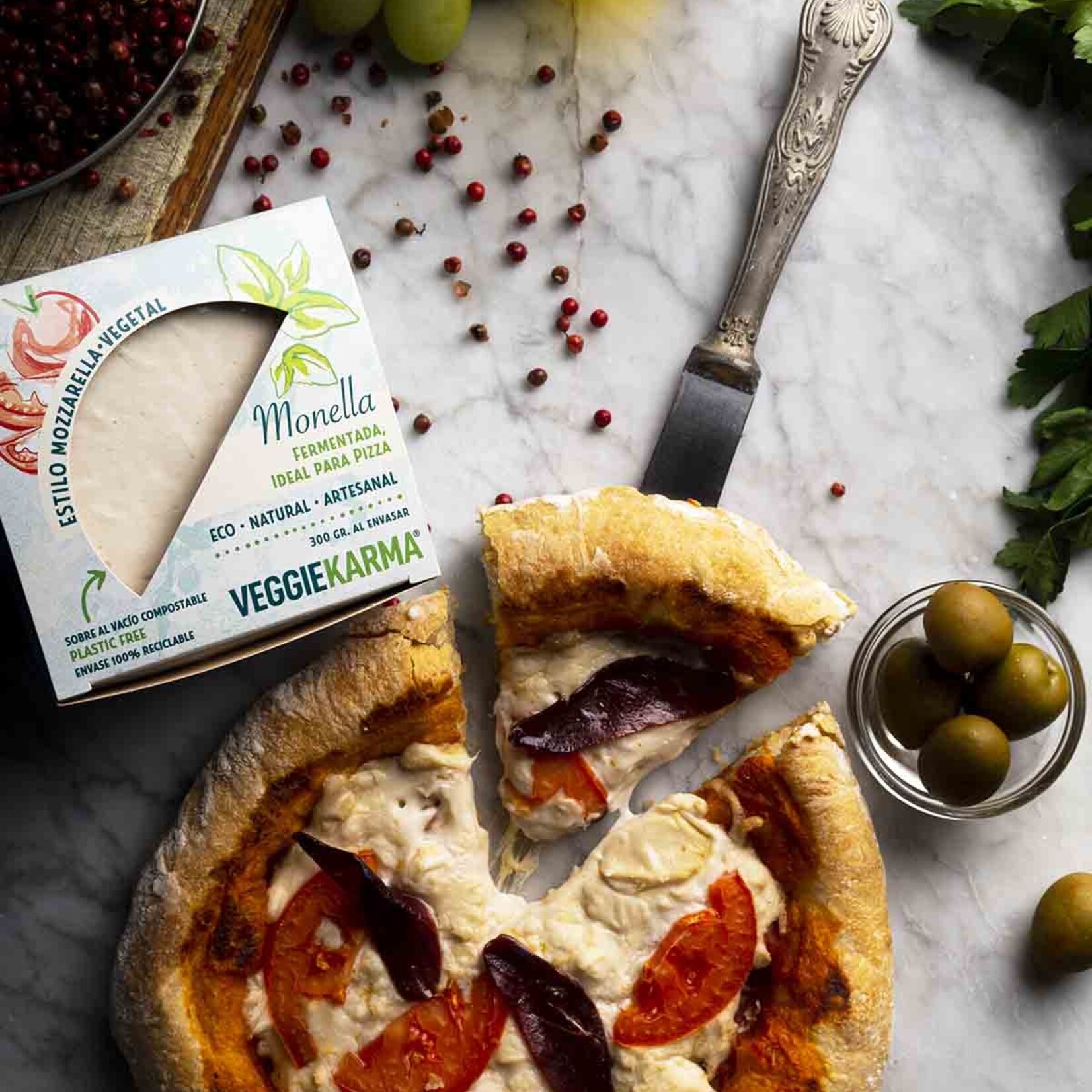 VEGGIE KARMA Veggie Karma Bio Vegan Mozzarella Monella