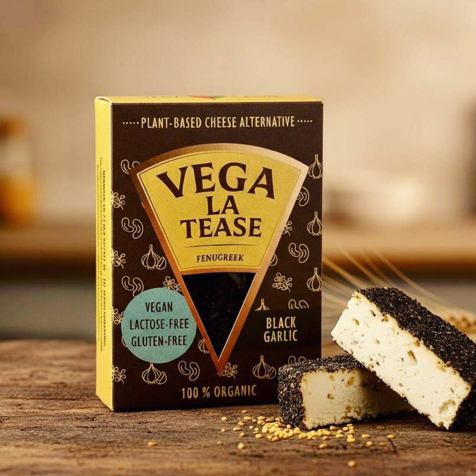 VEGAN LA TEASE VEGAN LA TEASE Vegan Semi-Aged Cheese - Fenugreek