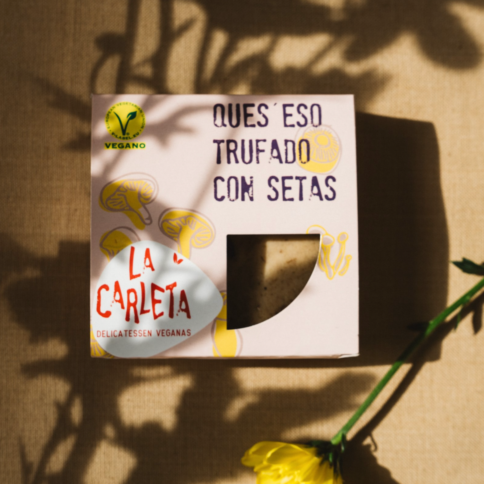 LA CARLETA LA CARLETA Verouderde Vegan Kaas - Champignons