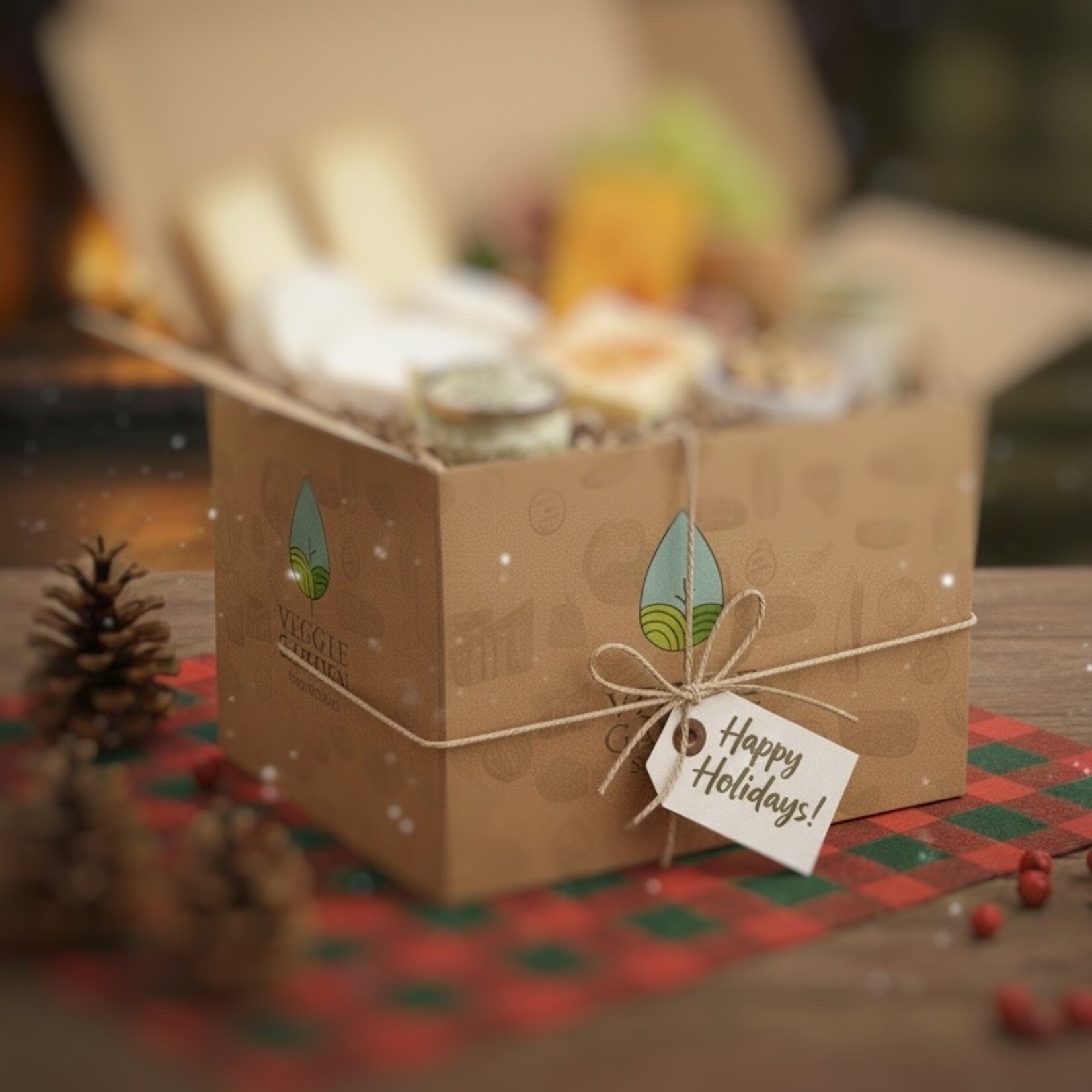 Xmas Vegan Cheese Platter Box