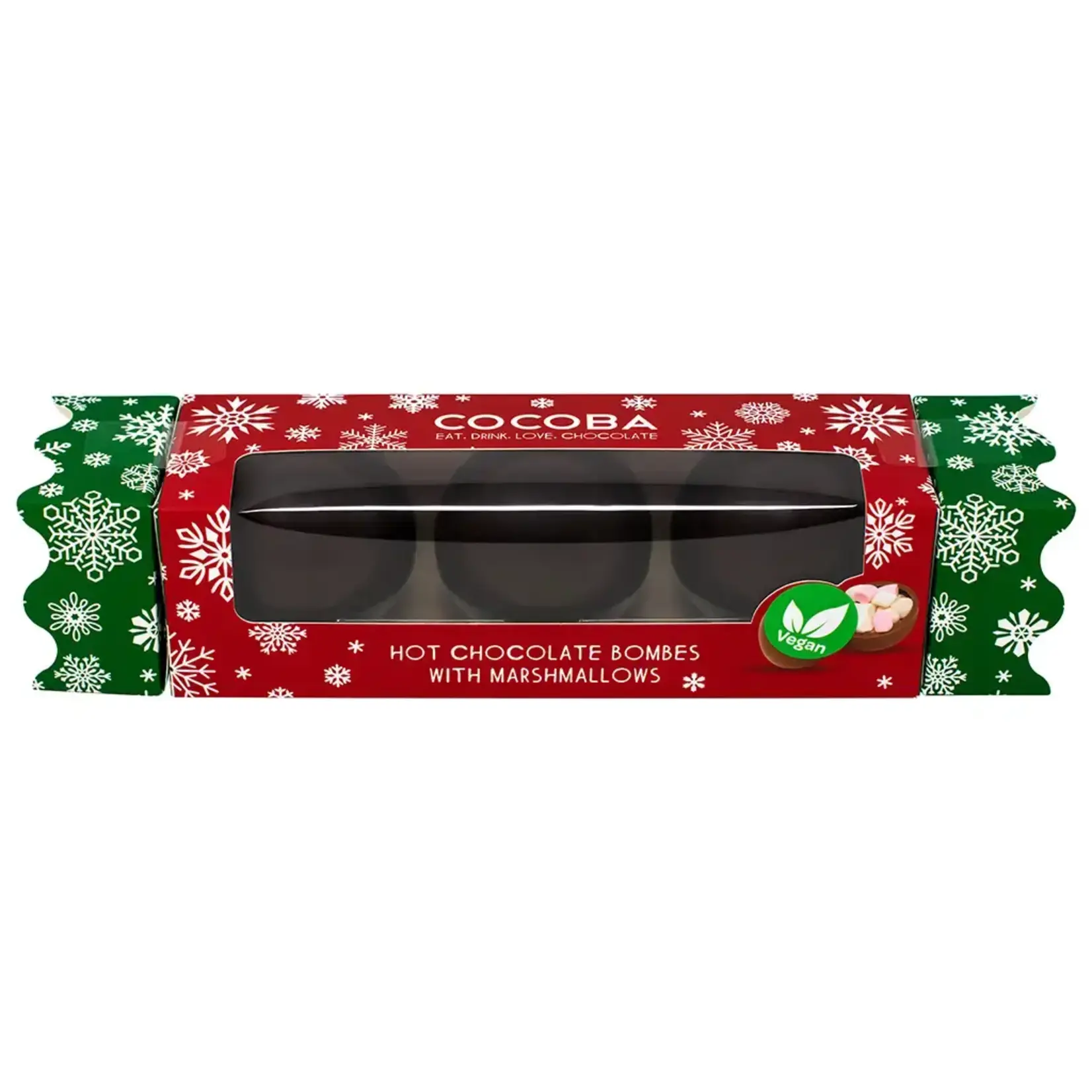 COCOBA COCOBA Vegan Hot Chocolate Bombe Christmas Cracker