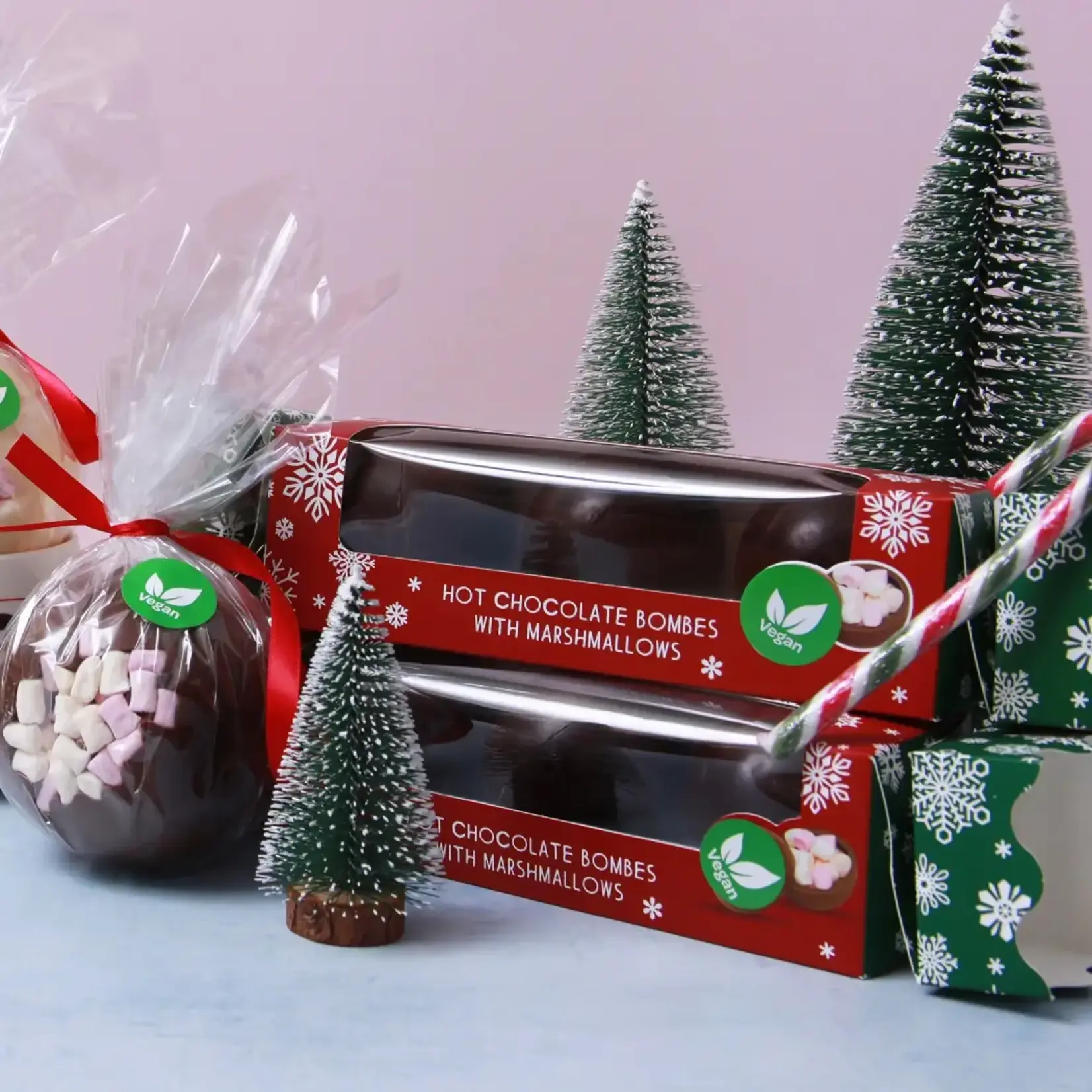 COCOBA COCOBA Vegan Hot Chocolate Bombe Christmas Cracker