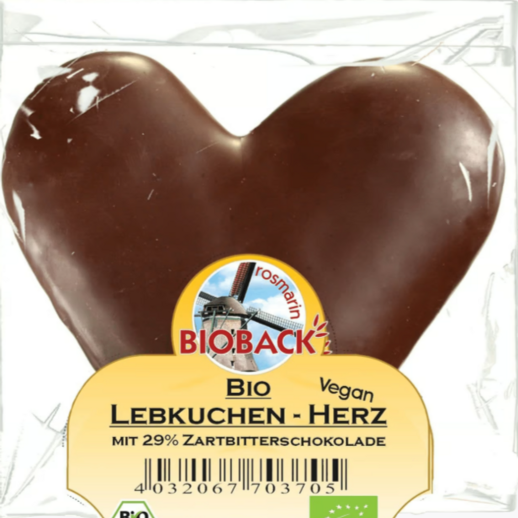 ROSMARIN BIOBACK [V] BIO  Gingerbread Heart with Dark Chocolate (29%)