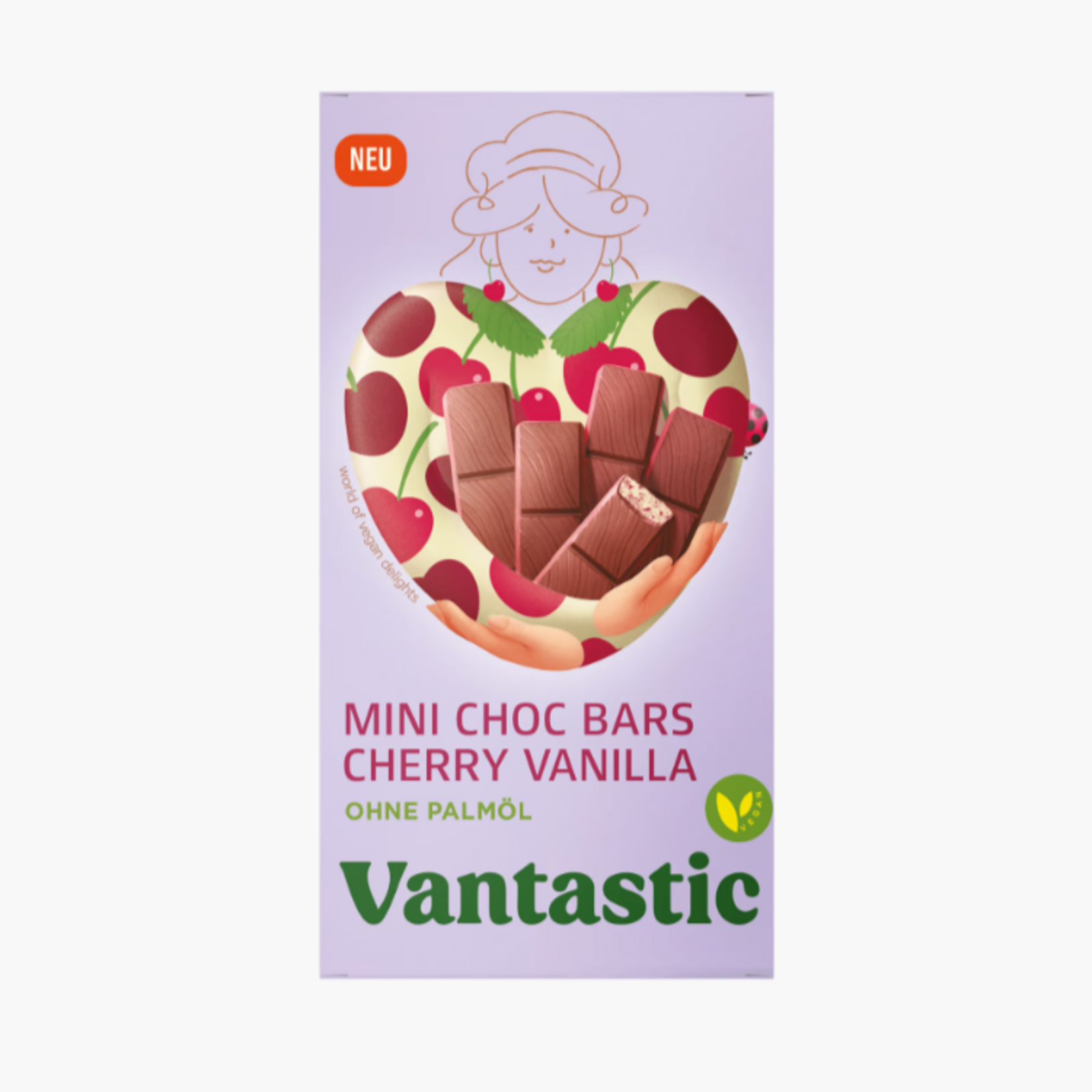 VANTASTIC VANTASTIC Vegan Mini Choc Bars Vanilla Cherry