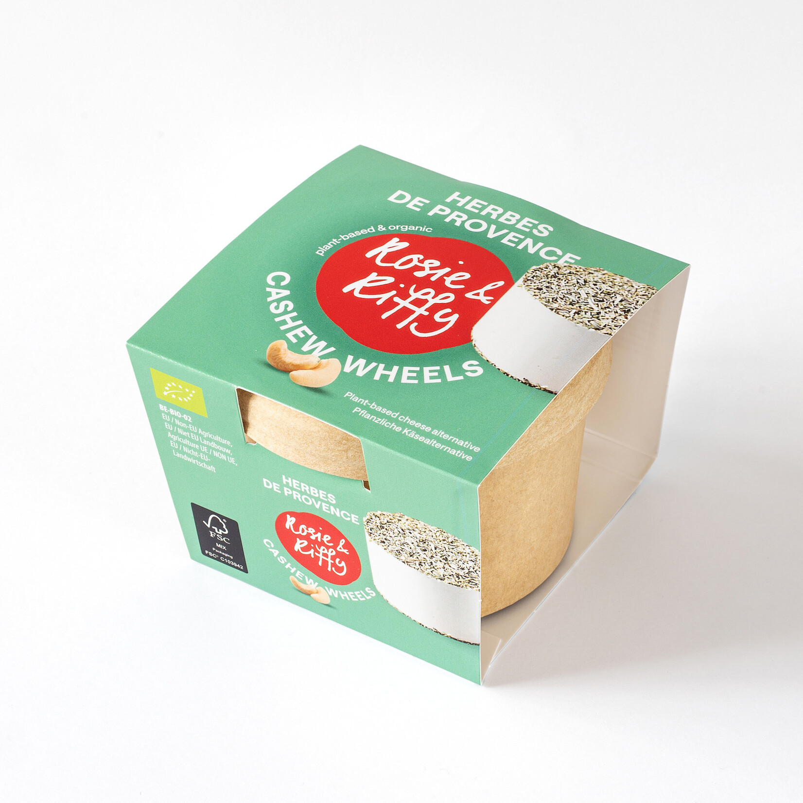 ROSIE & RIFFY ROSIE & RIFFY Creamy Cashew Wheels - Herbes de Provence
