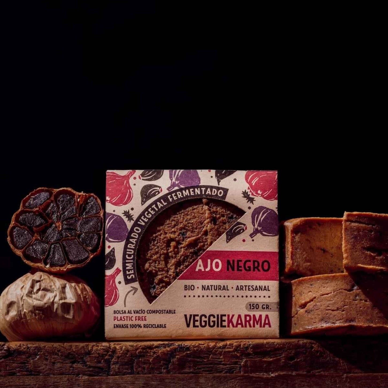 VEGGIE KARMA VEGGIE KARMA BIO Vegan Semi-Aged with Black Garlic