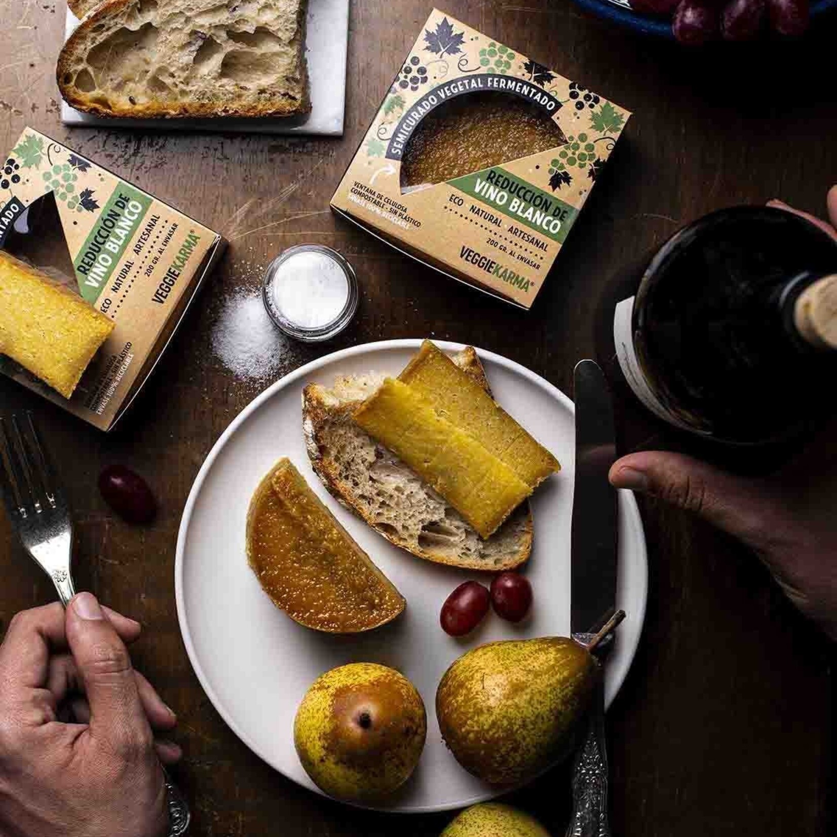 VEGGIE KARMA Veggie Karma Bio Vegan Kaas met Witte Wijn