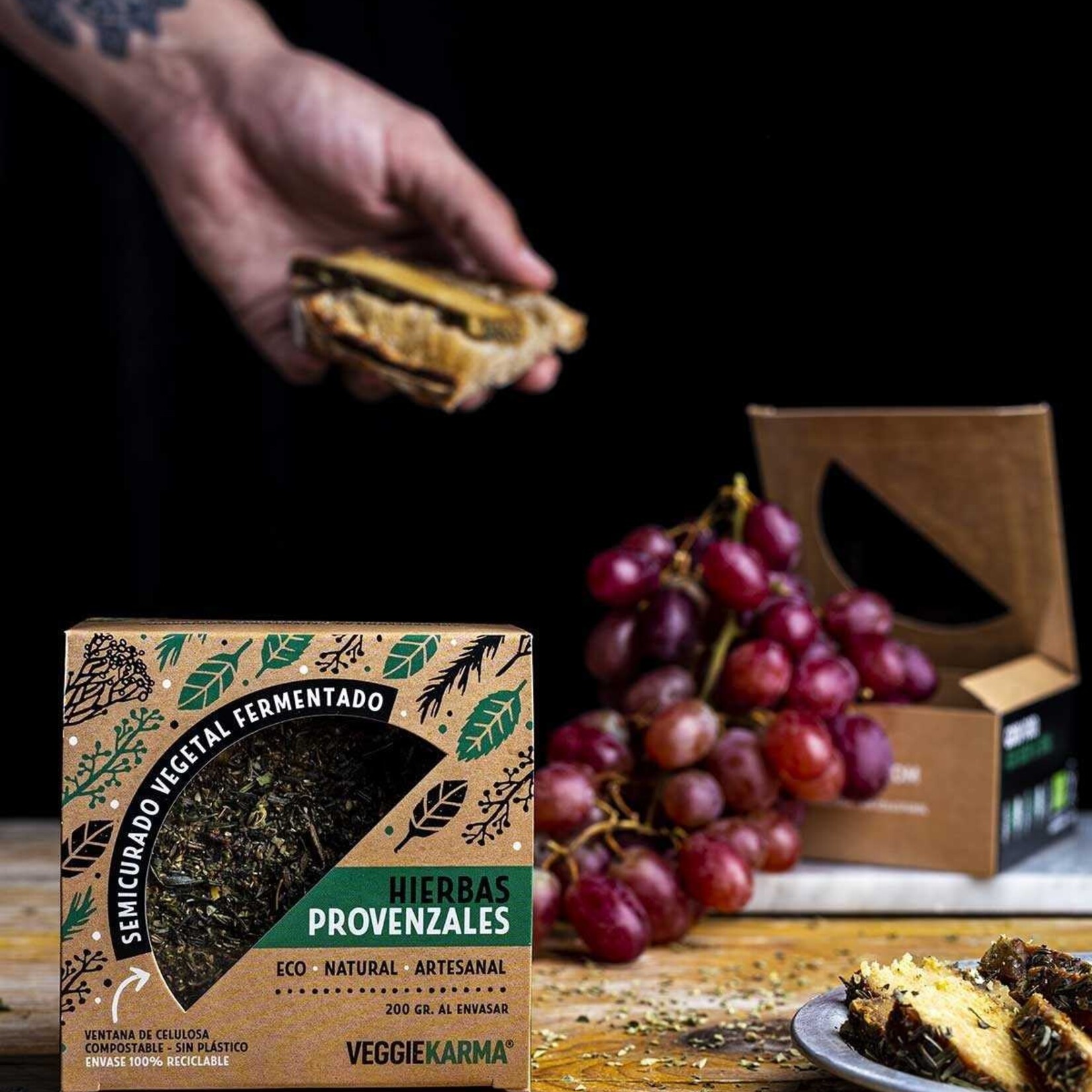 VEGGIE KARMA Veggie Karma Bio Vegan Kaas met Kruiden van Provence