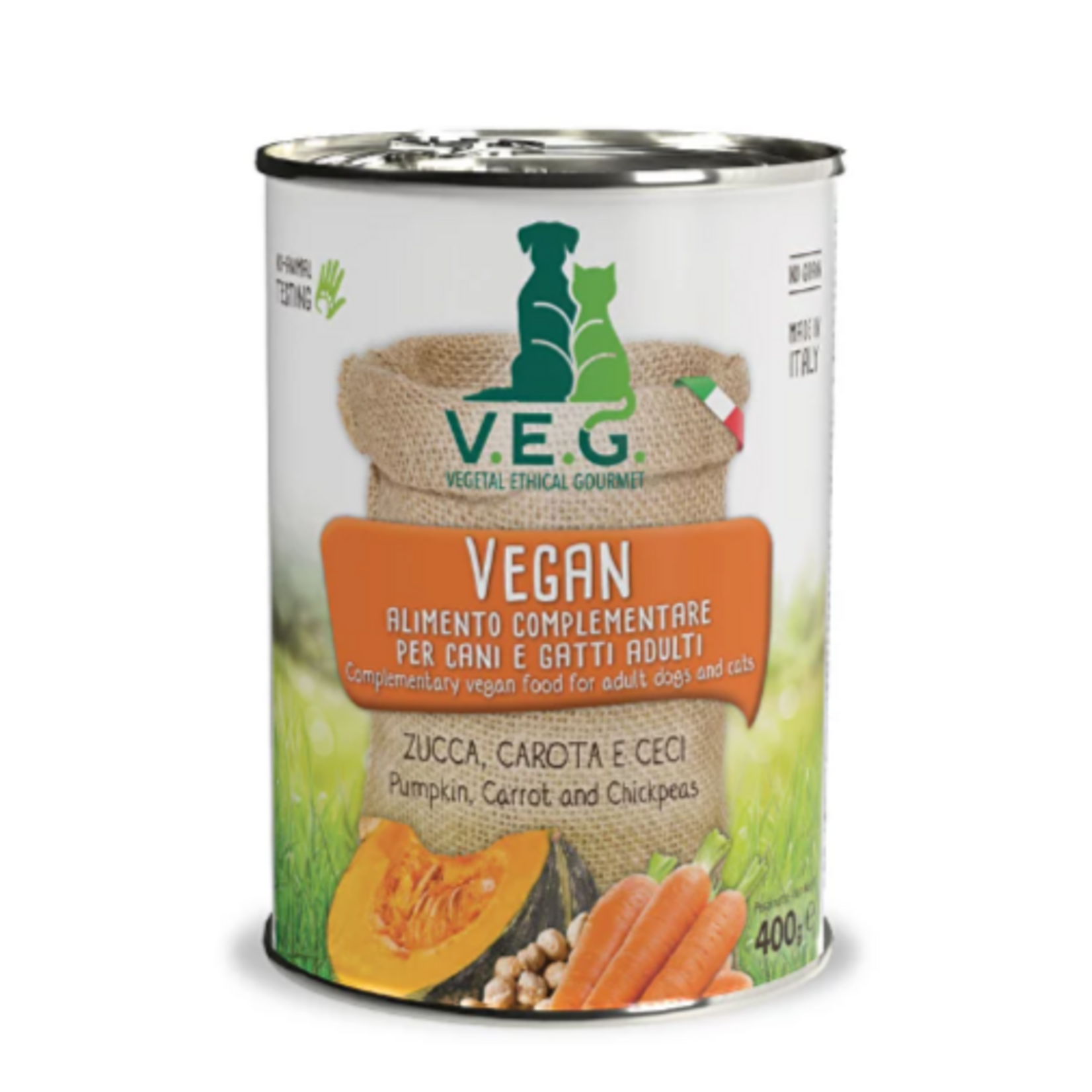 V.E.G. [V] Food for Dogs and Cats - Pumpkin, Carrots and Chickpeas