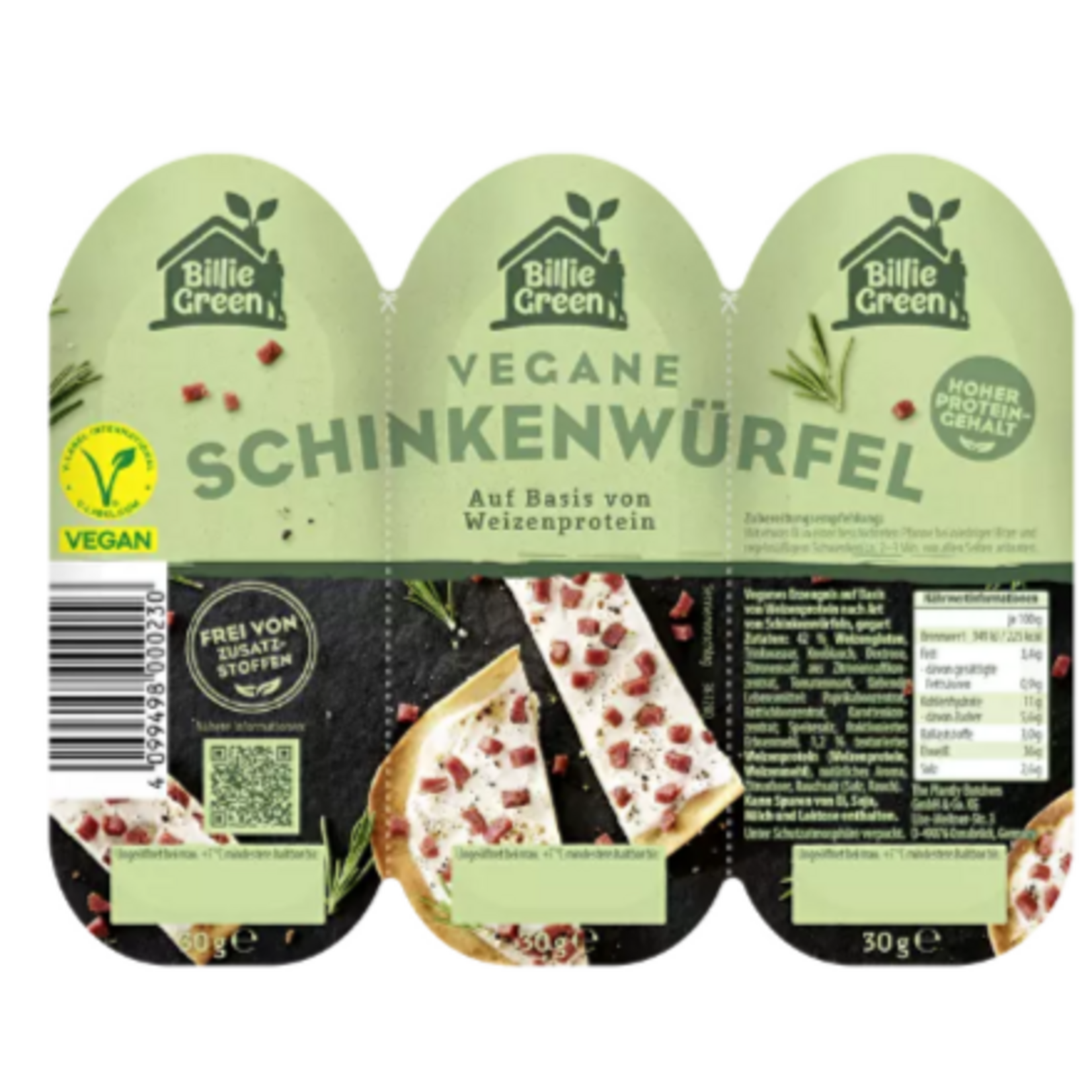 Billie Green Billie Green Vegan Ham Cubes