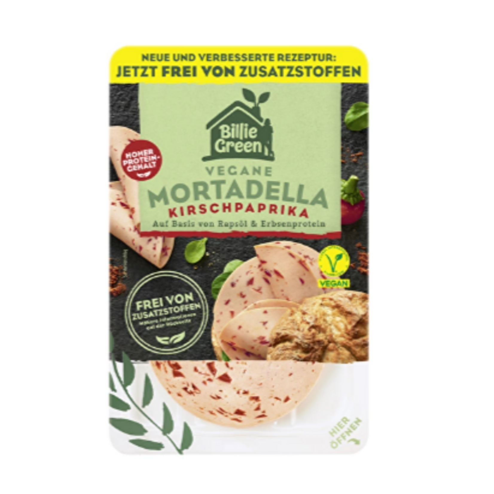 Billie Green Billie Green Vegan Mortadella with Cherry Peppers