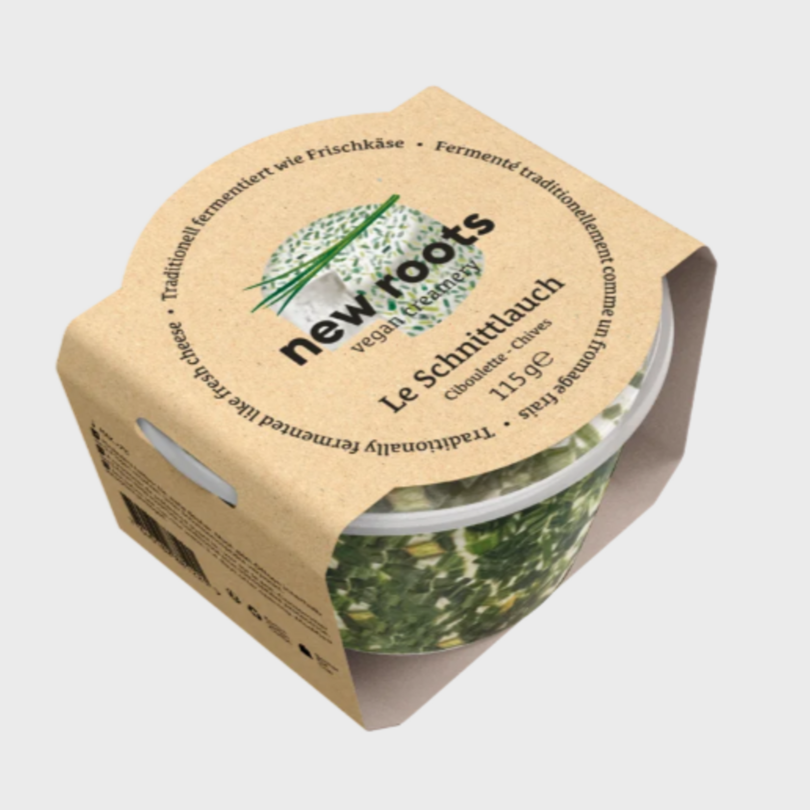 NEW ROOTS NEW ROOTS  Bio Vegan Fresh cheese -  Le Schnittlauch (Chive) T.H.T 28.03.2026