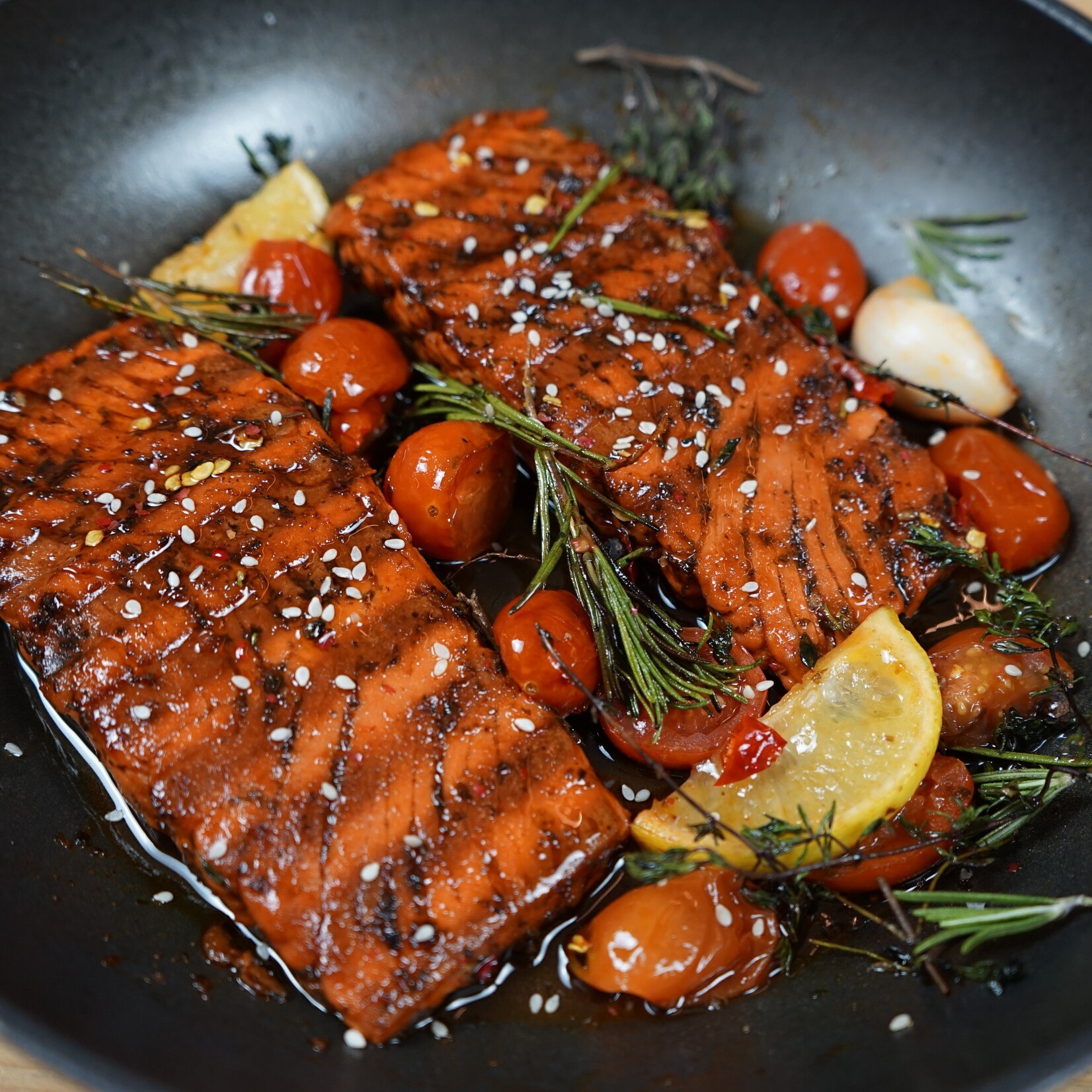 Revo Foods [V]  THE FILET -  Vegan Salmon BBQ Style