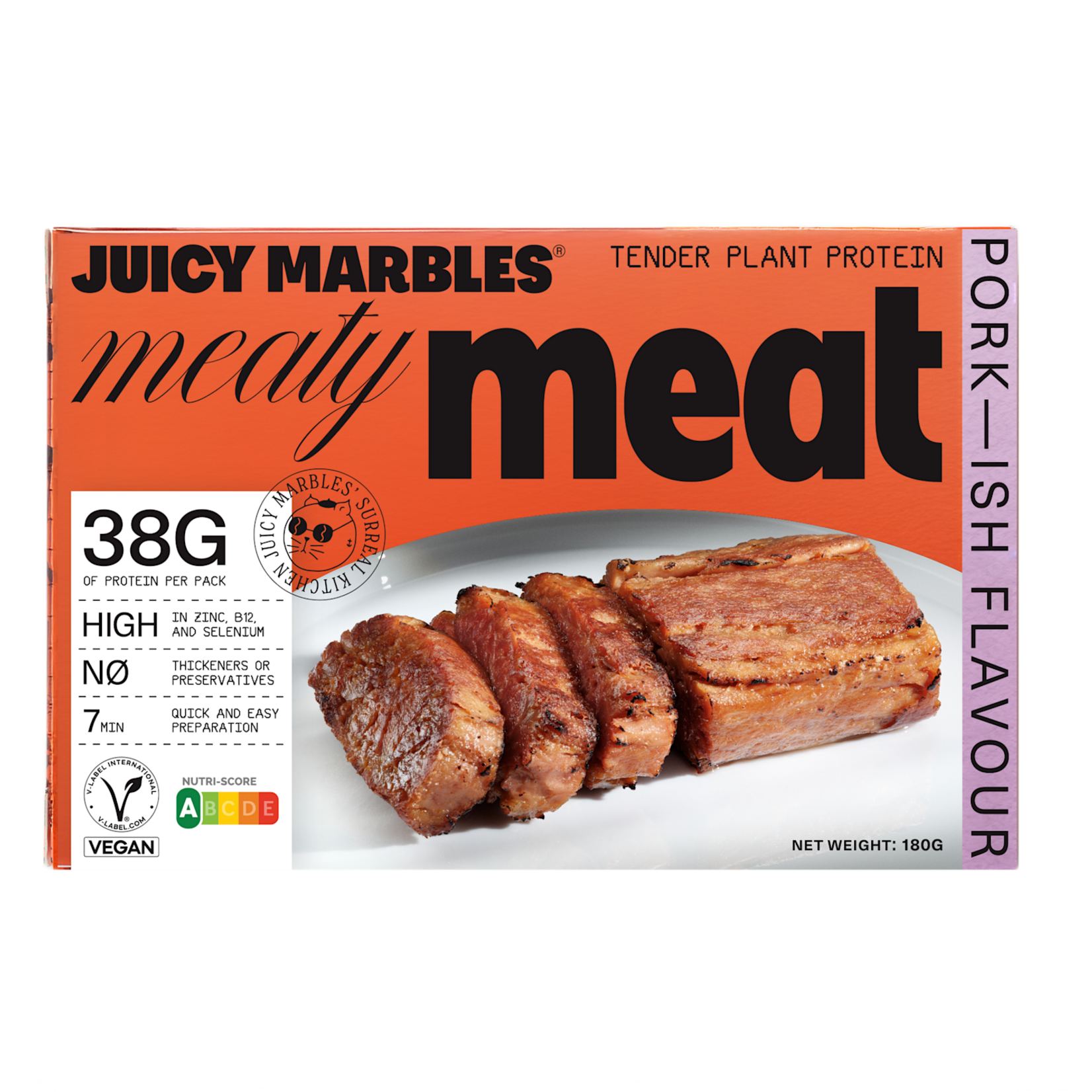 JUICY MARBLES JUICY MARBLES Vegan Meaty Meat Like Pork
