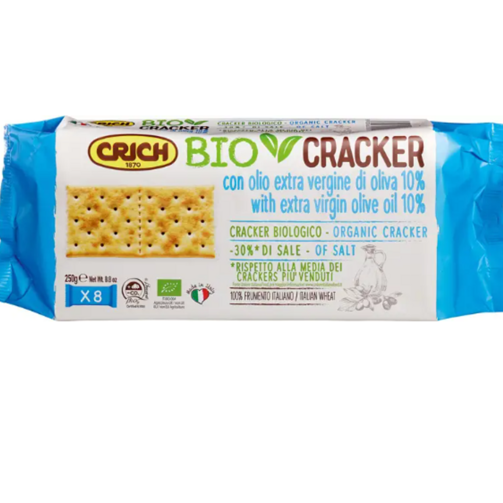 [V]  Extra Virgin Olive Oil Crackers