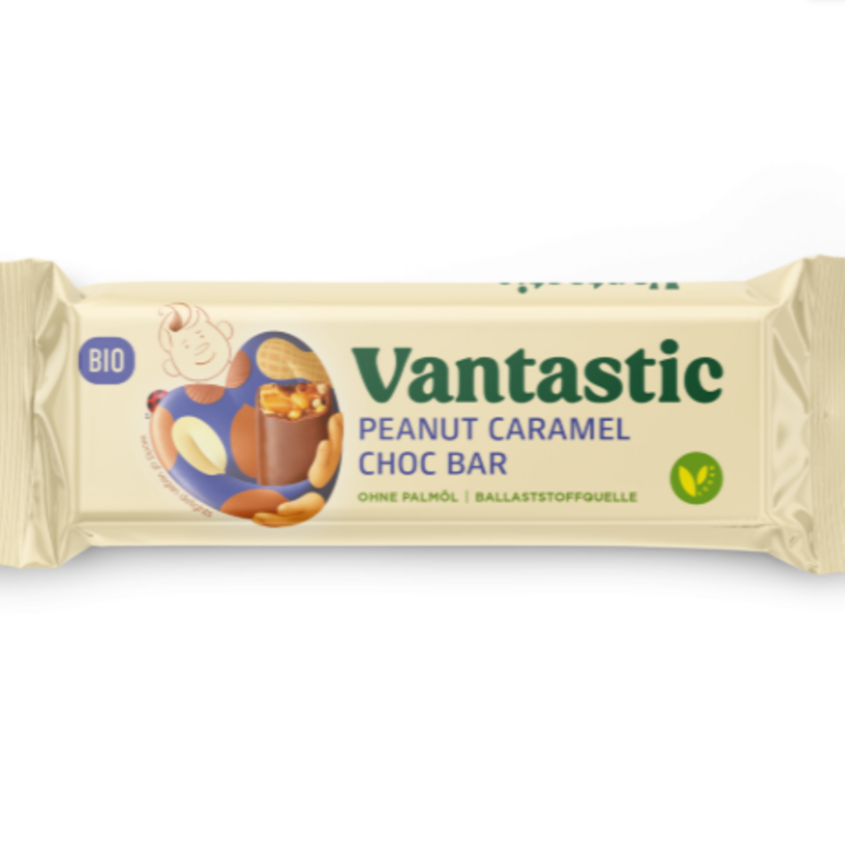 VANTASTIC FOODS [V] Peanut Caramel Choc Bar