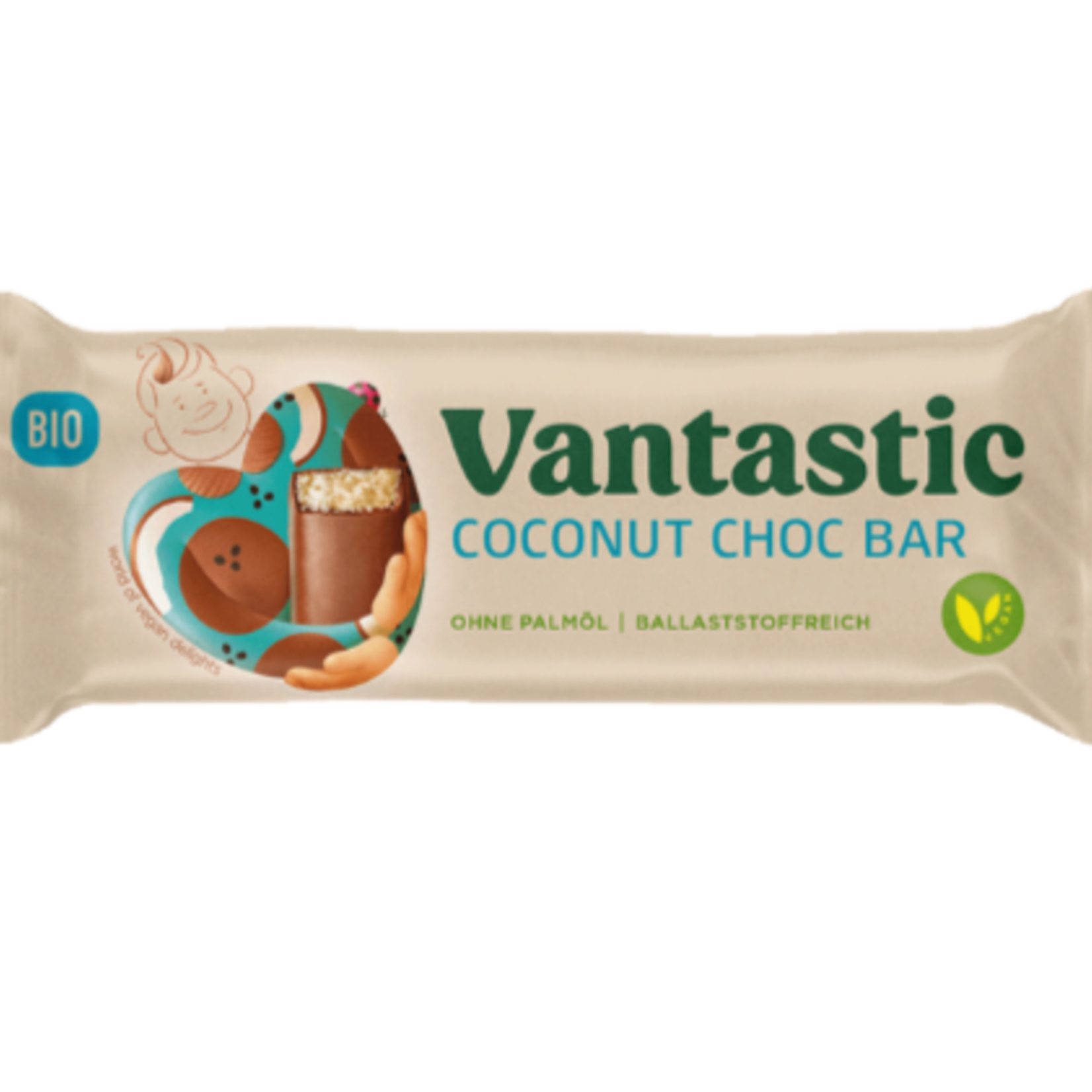VANTASTIC FOODS [V] Coconut Choc Bar